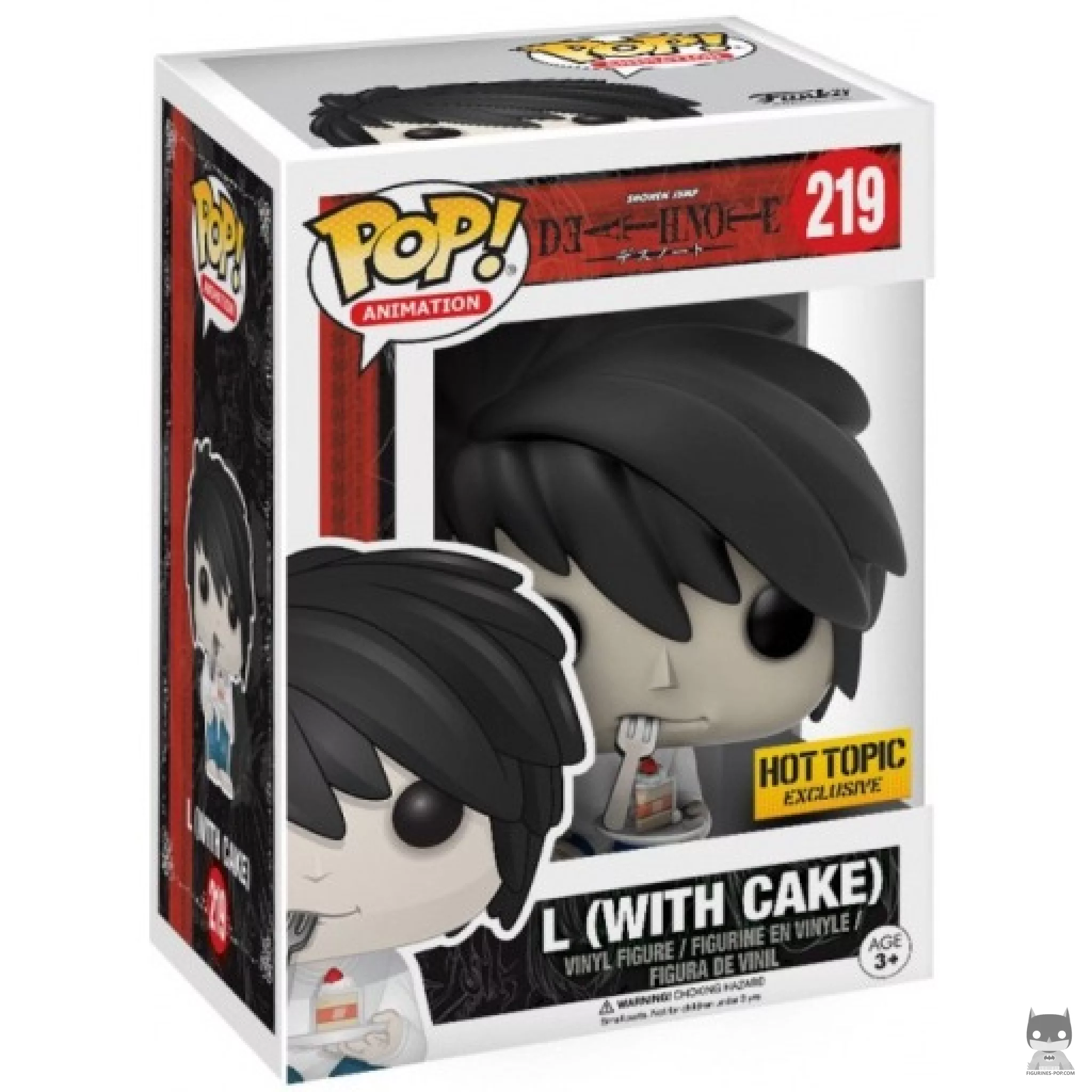 L with Cake Funko Pop! figure in its box