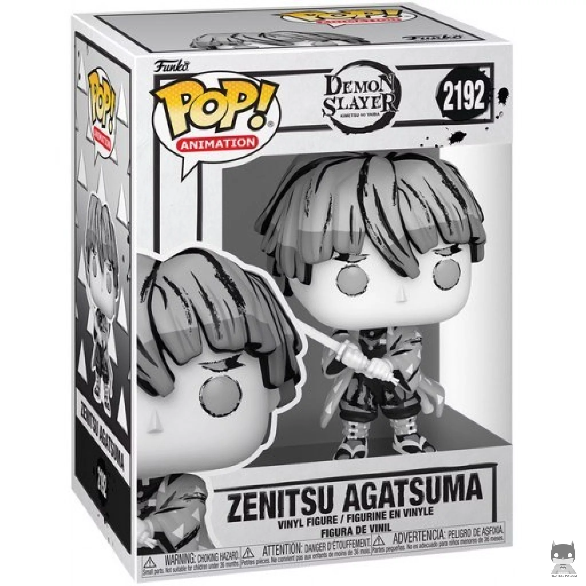 Zenitsu Agatsuma (Sumi-Ink) Funko Pop! figure in its box