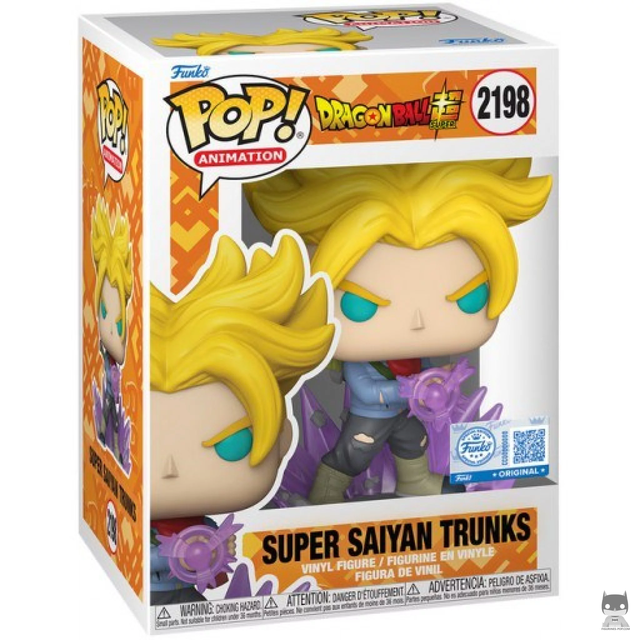 Trunks Super Saiyan Funko Pop! figure in its box