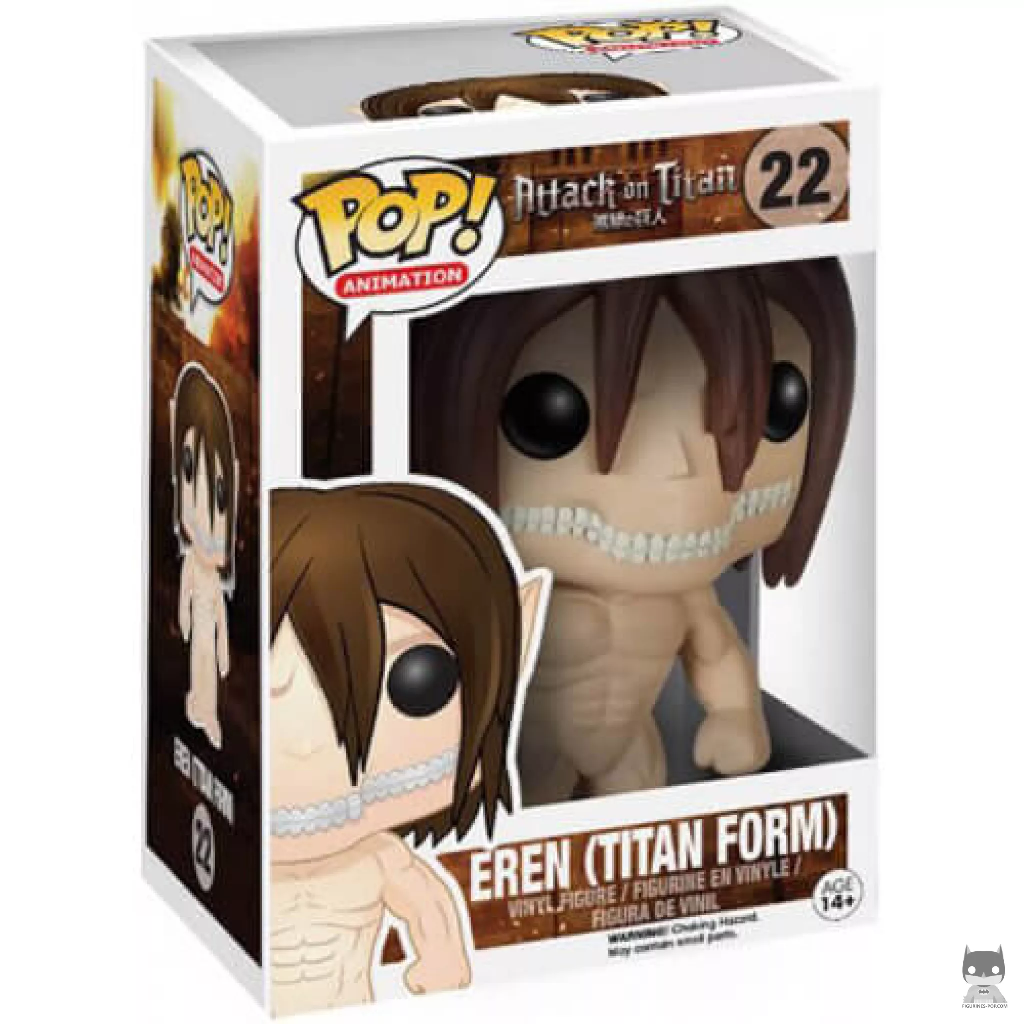 Eren (Titan Form) Funko Pop! figure in its box