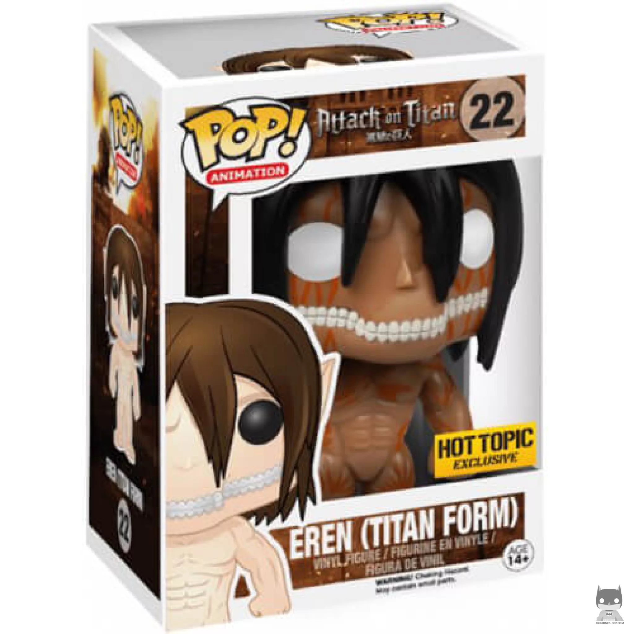 Eren (Titan Form) Funko Pop! figure in its box