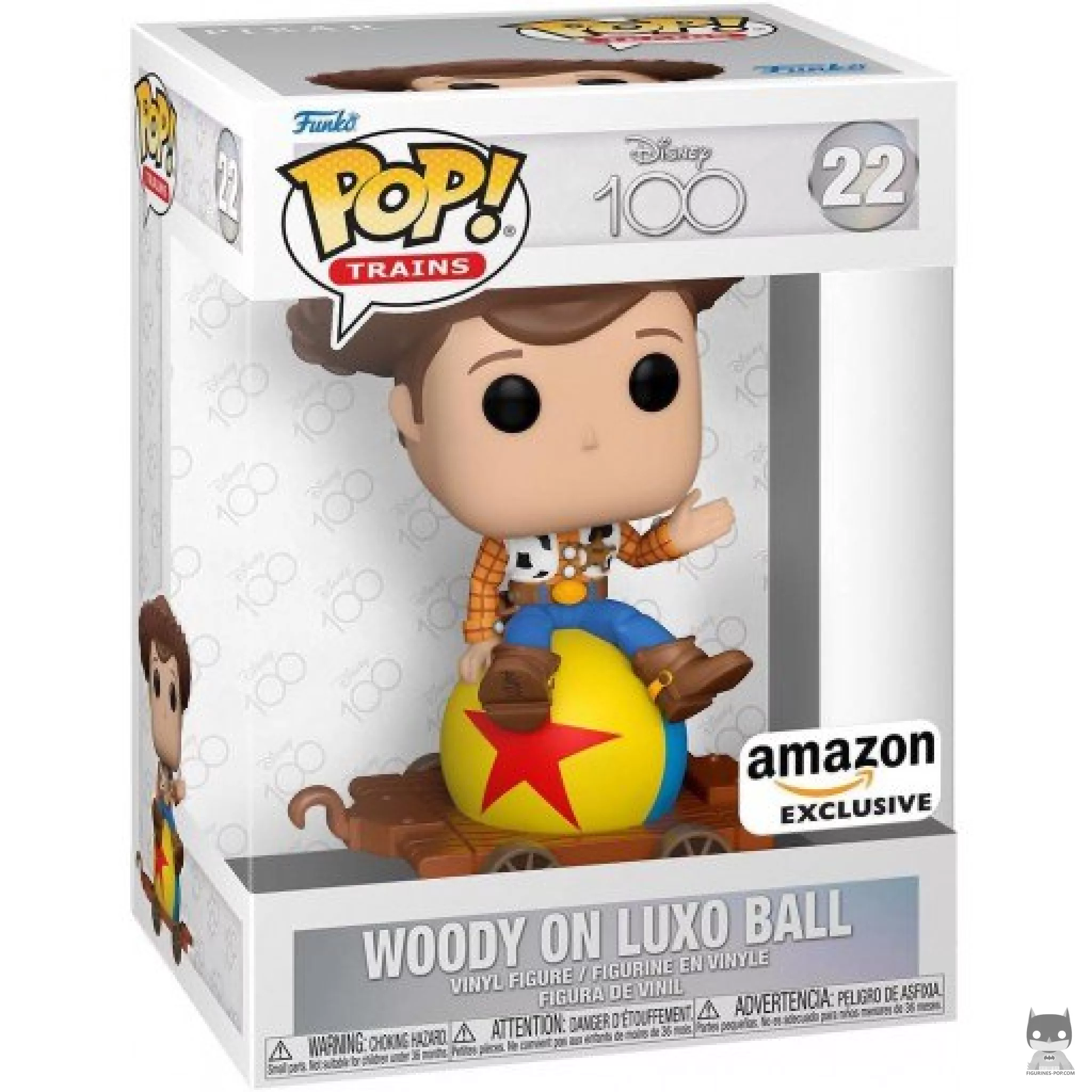 Woody on Luxo Ball Funko Pop! figure in its box