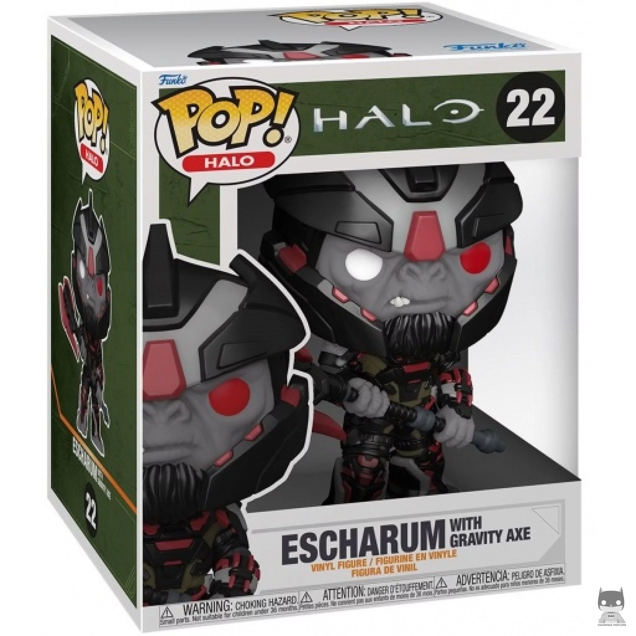 Escharum with Gravity Axe Funko Pop! figure in its box