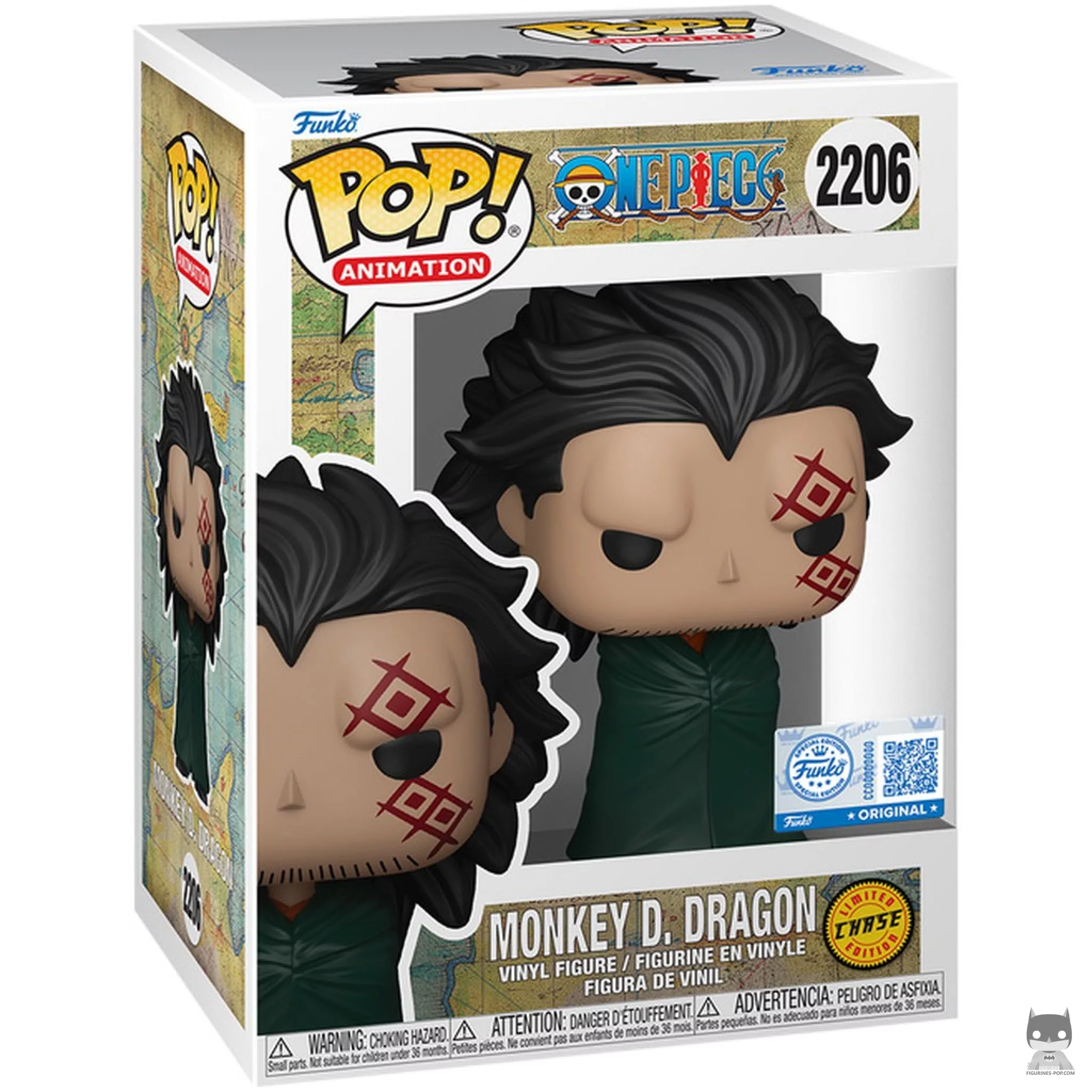 Monkey D. Dragon (Chase) Funko Pop! figure in its box