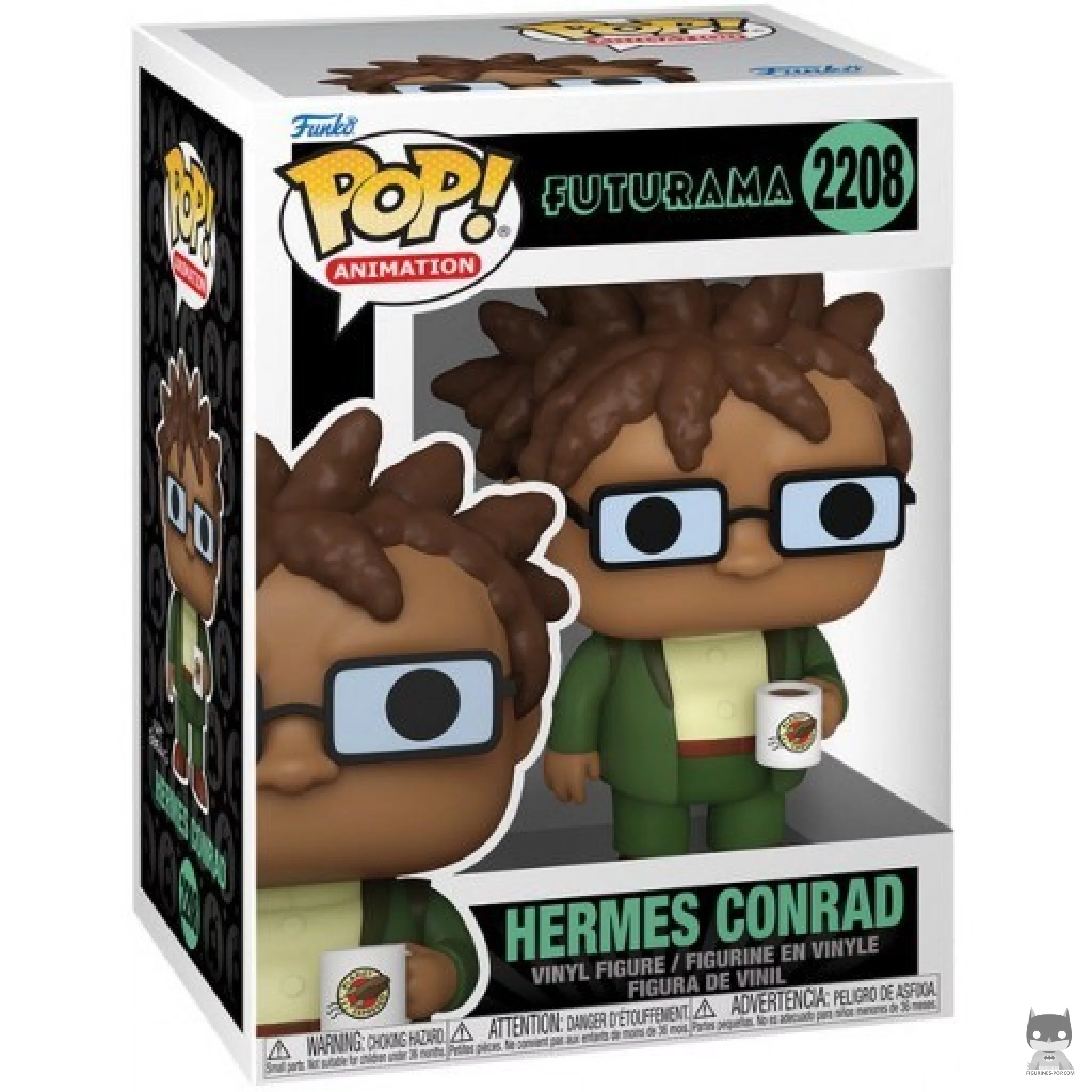 Hermes Conrad Funko Pop! figure in its box