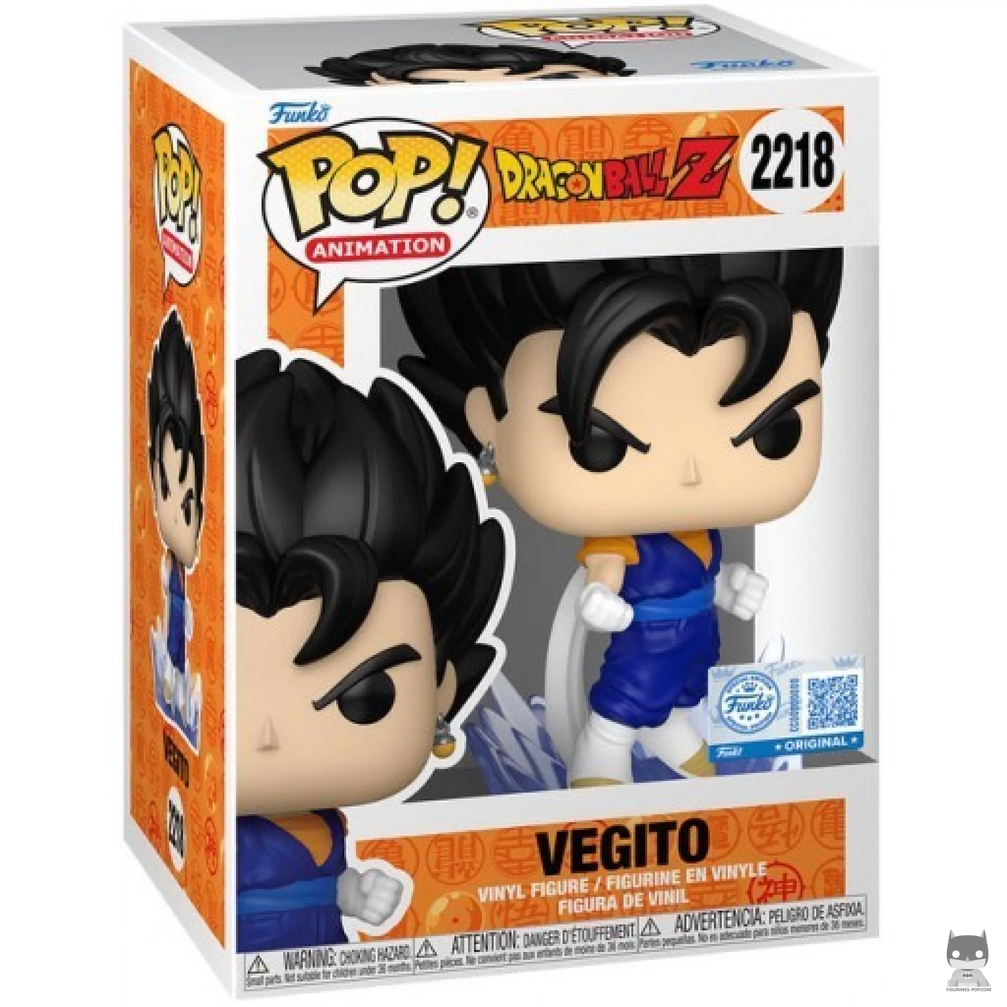 Vegito Funko Pop! figure in its box