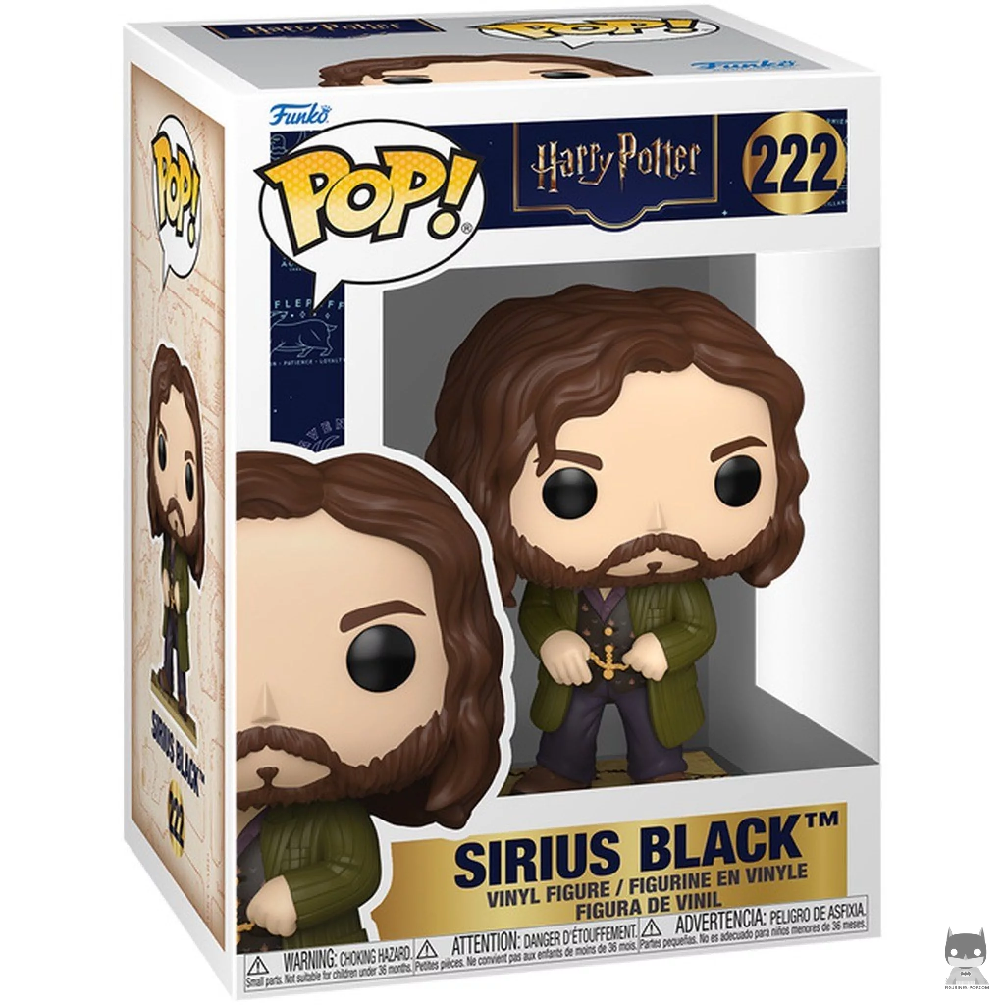 Sirius Black (Marauder's Map) Funko Pop! figure in its box