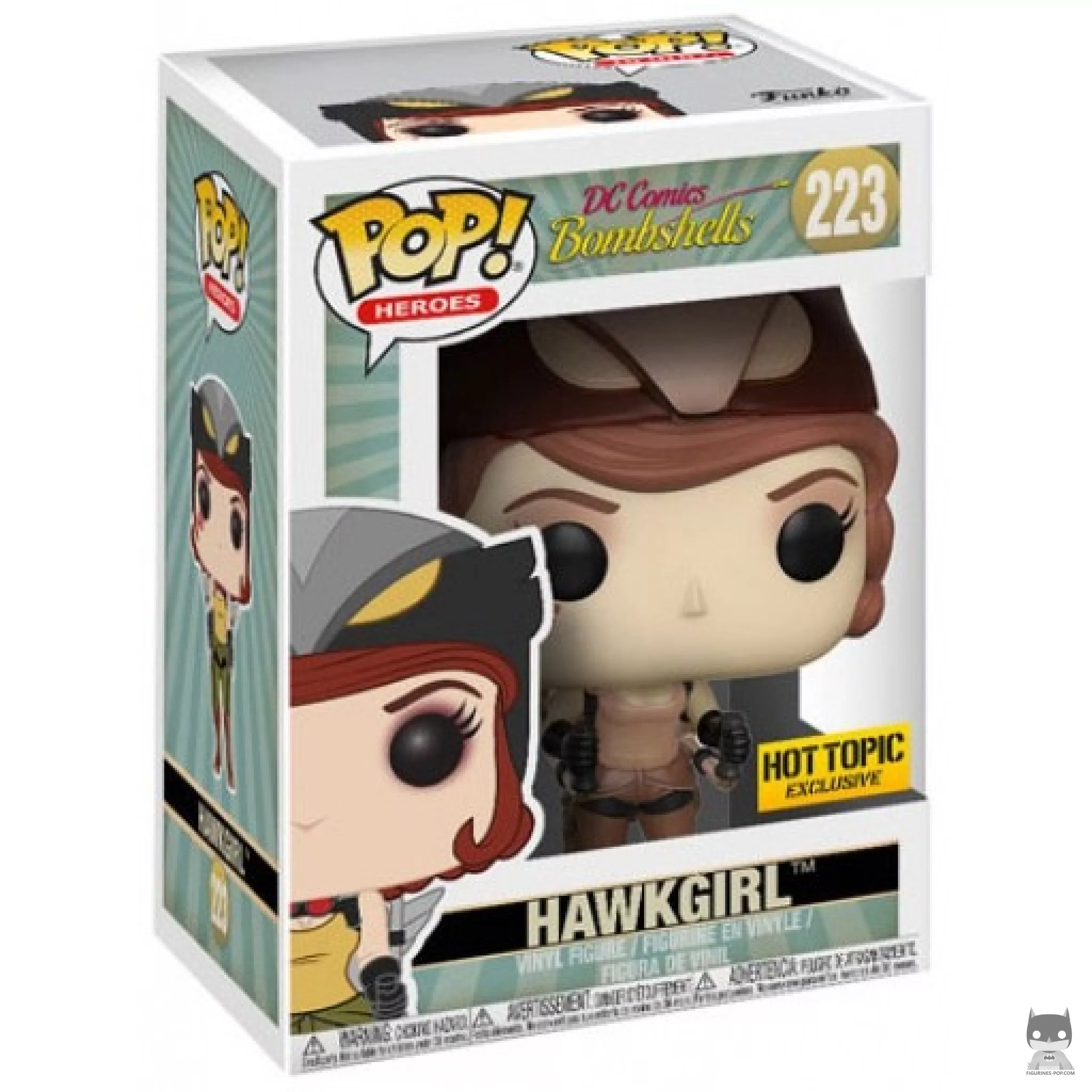 Hawkgirl (Sepia) Funko Pop! figure in its box