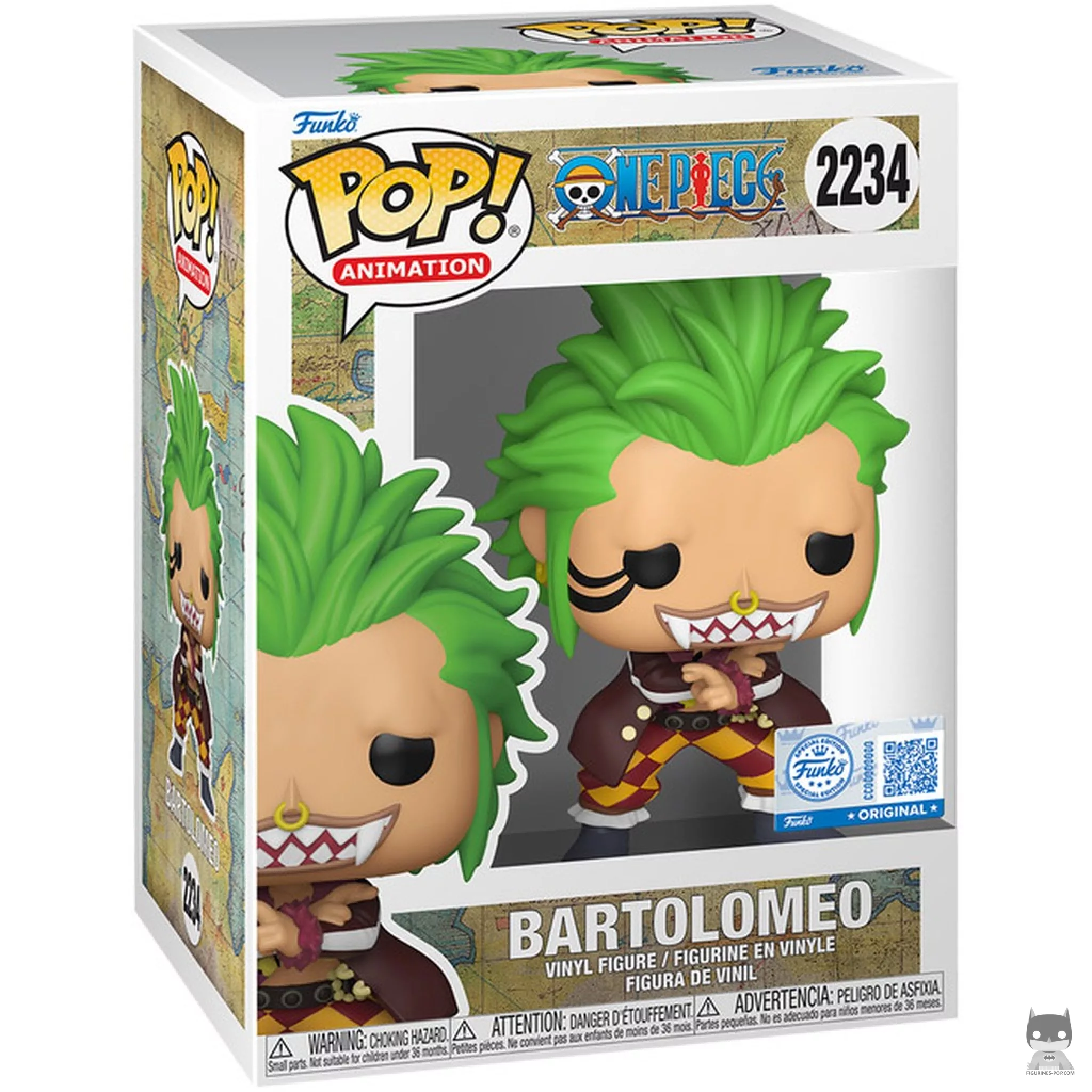 Bartolomeo Funko Pop! figure in its box