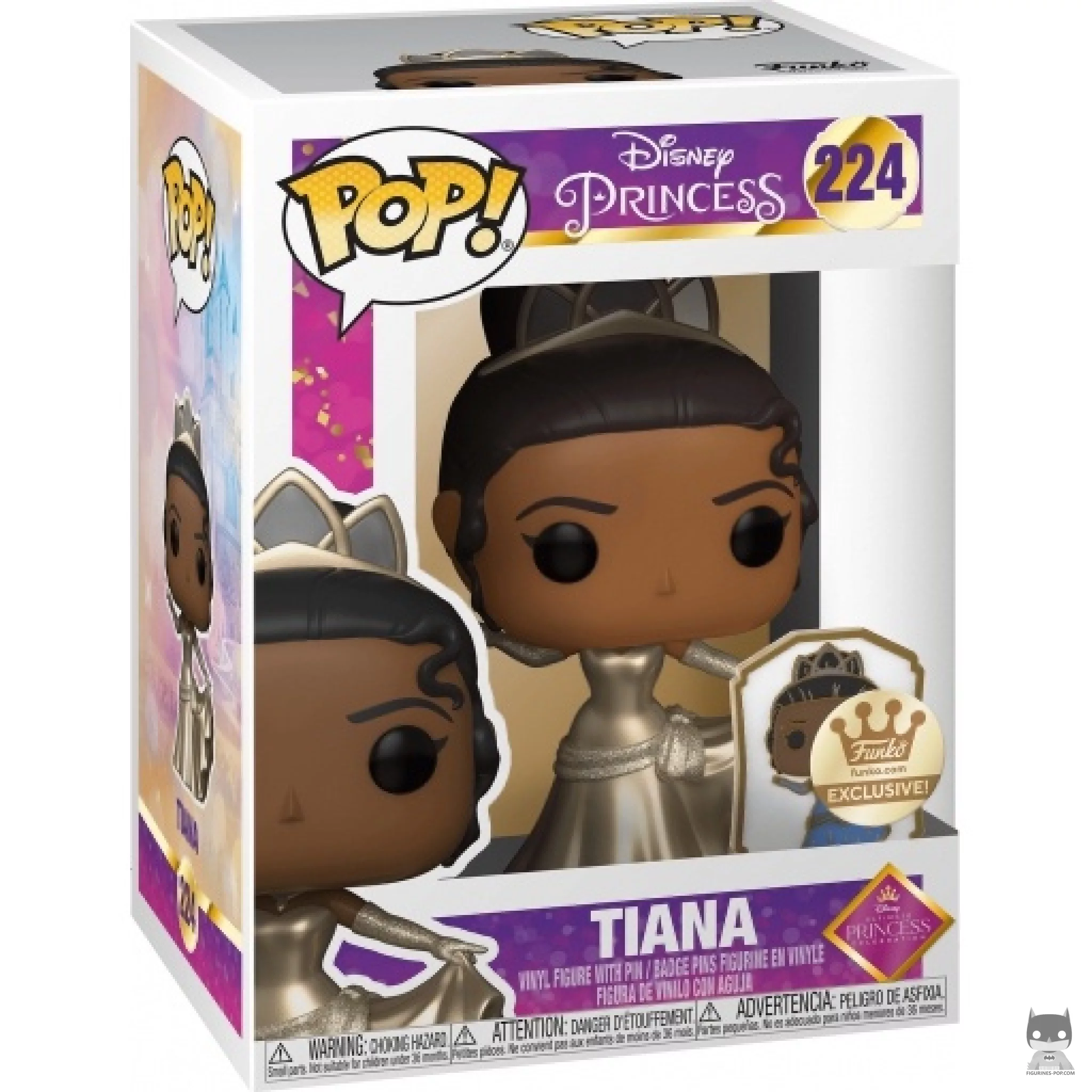 Tiana Funko Pop! figure in its box