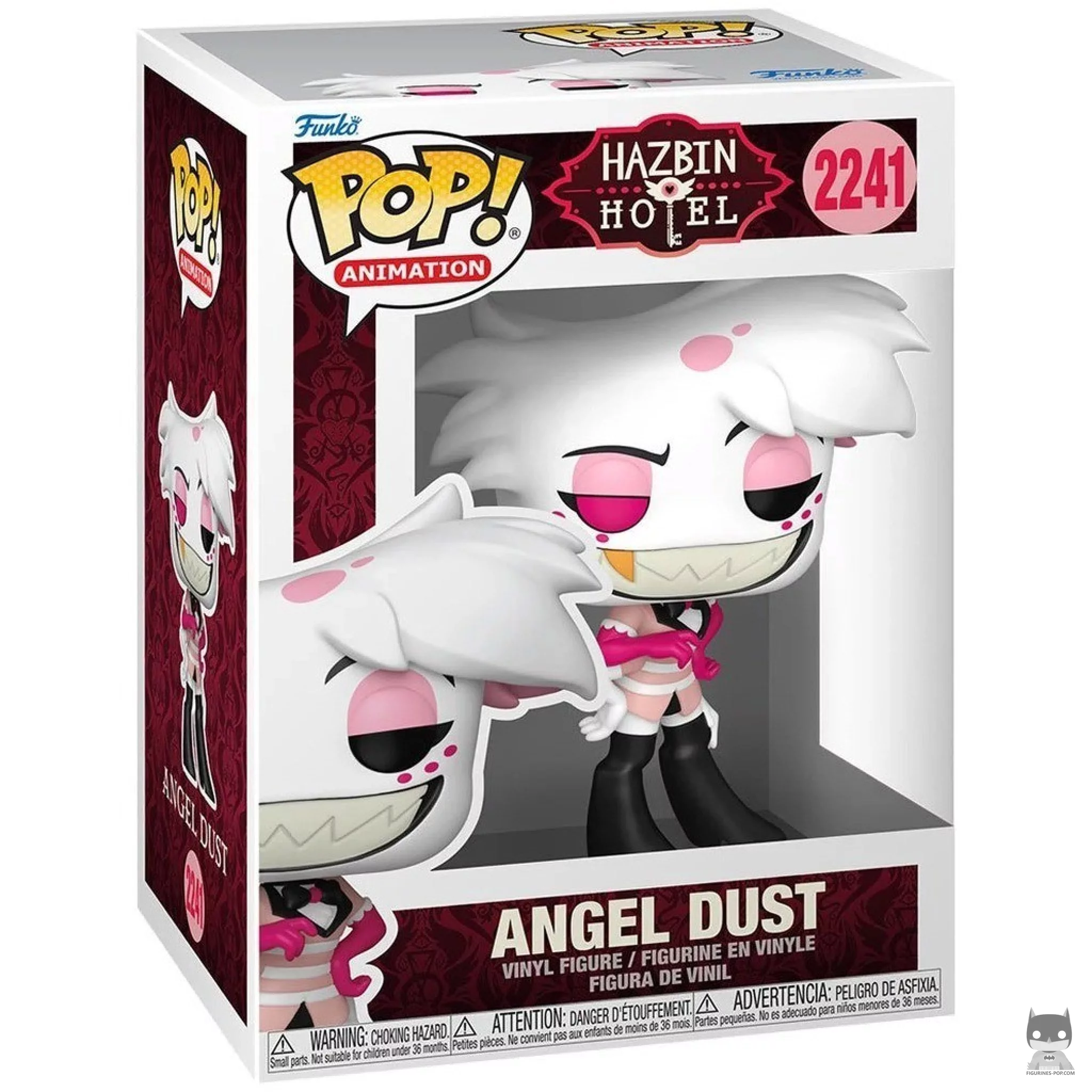 Angel Dust Funko Pop! figure in its box
