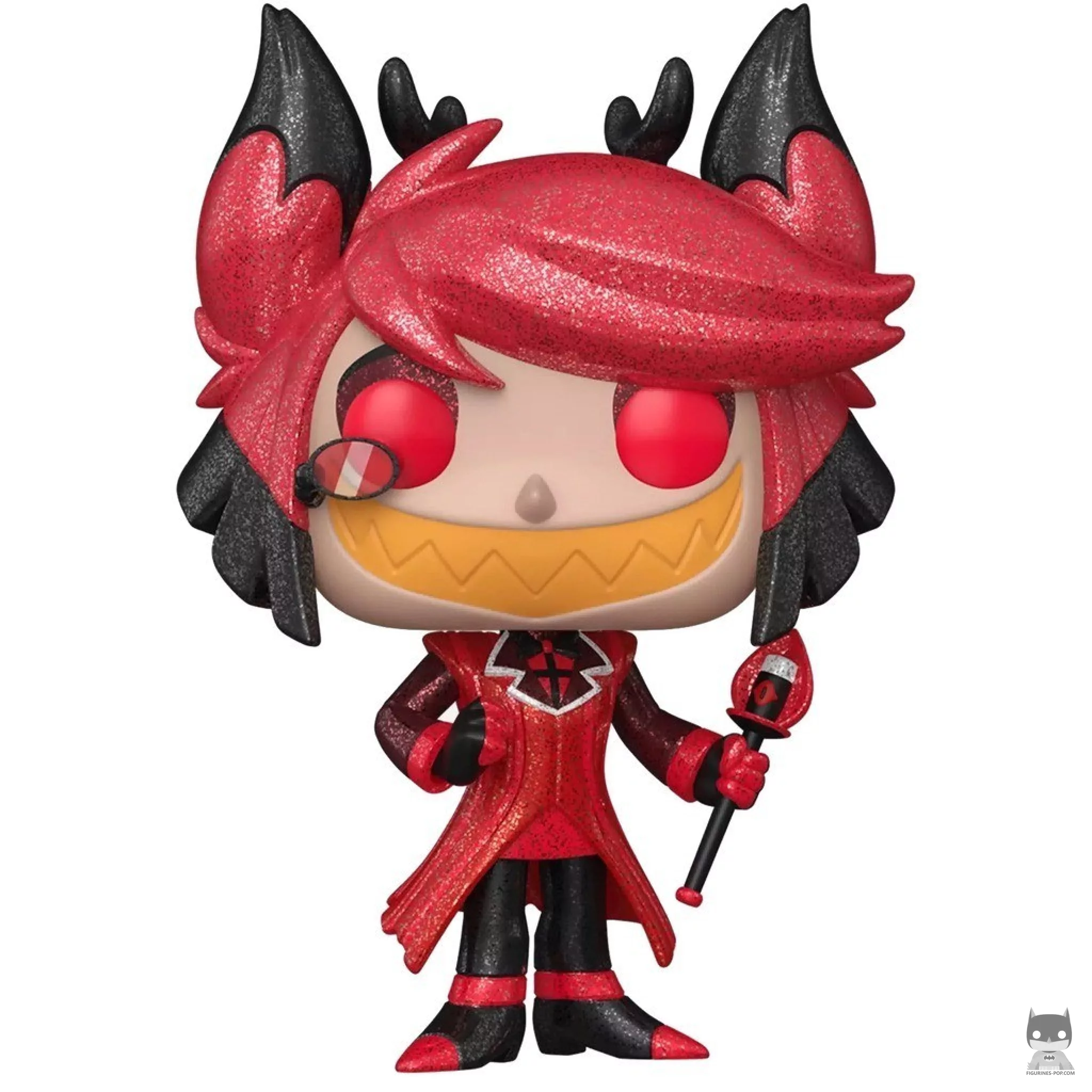 Alastor (Diamond Glitter) Funko Pop! figure (Hazbin Hotel)