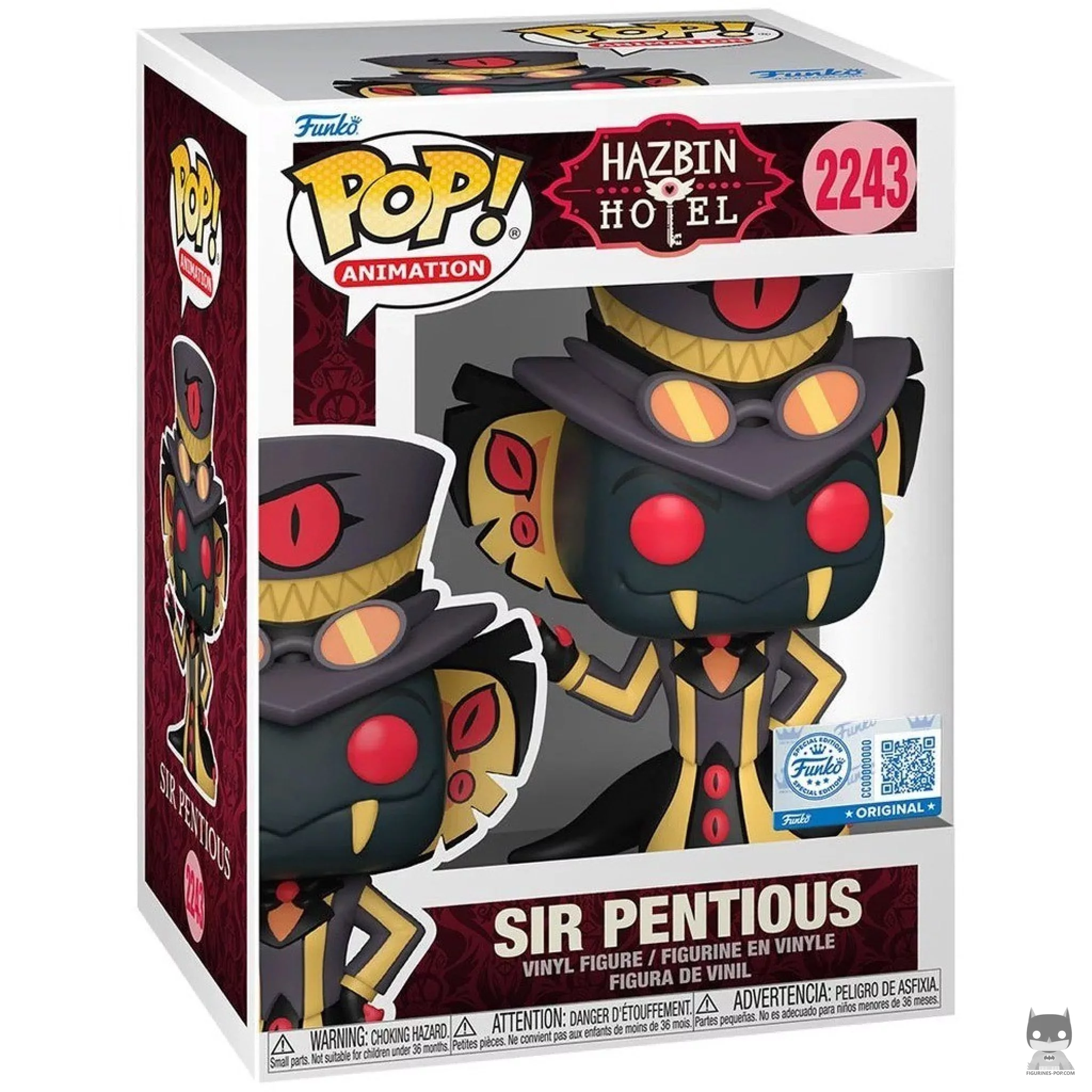 Sir Pentious Funko Pop! figure in its box