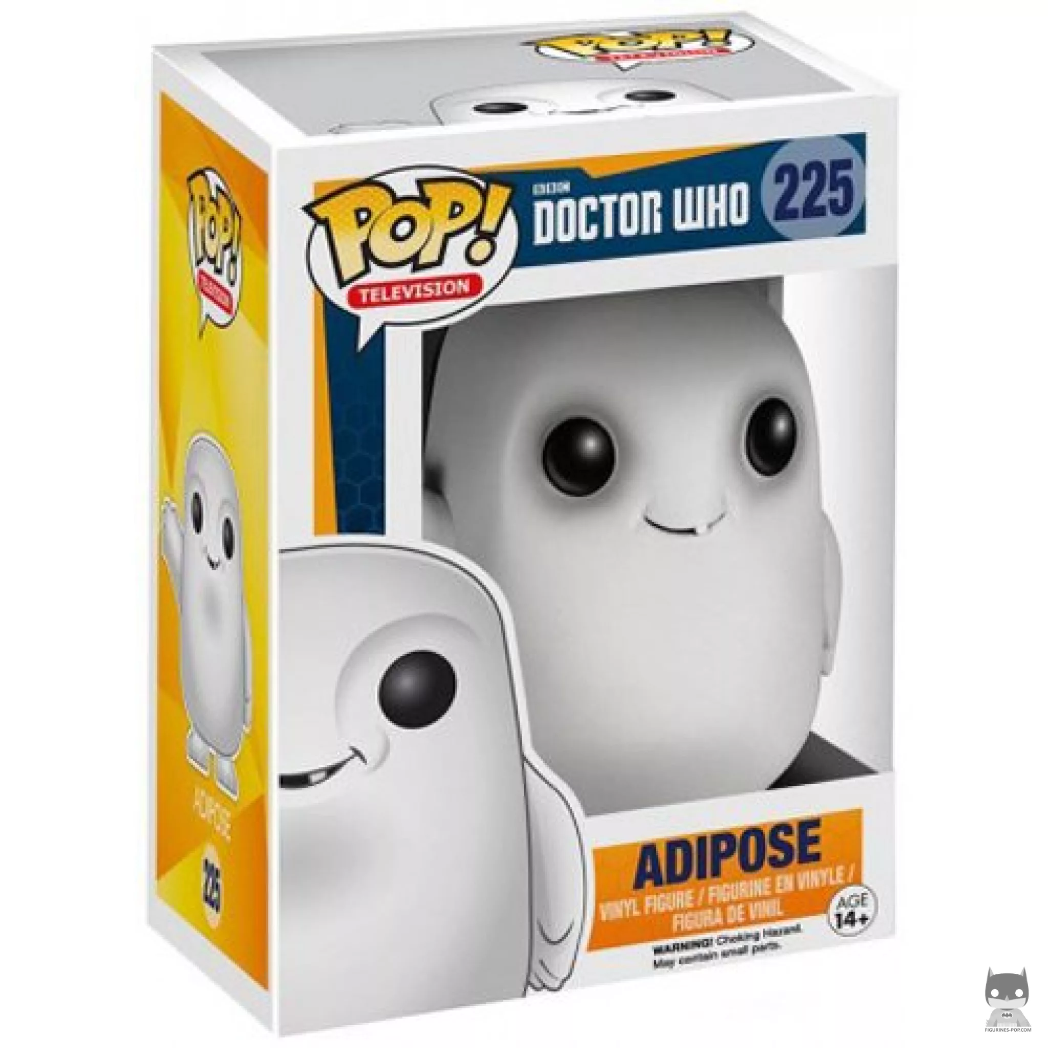 Adipose Funko Pop! figure in its box