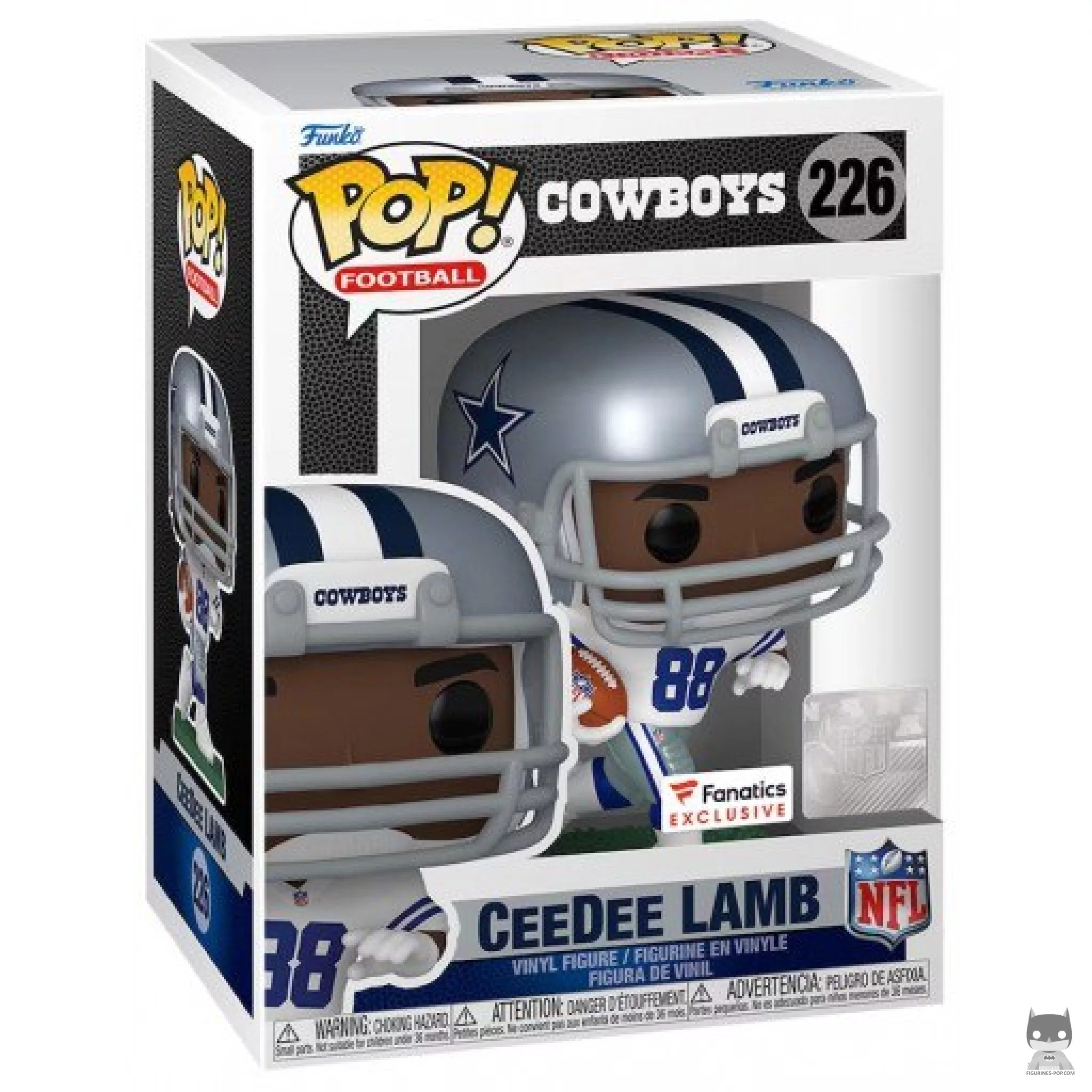 Ceedee Lamb Funko Pop! figure in its box