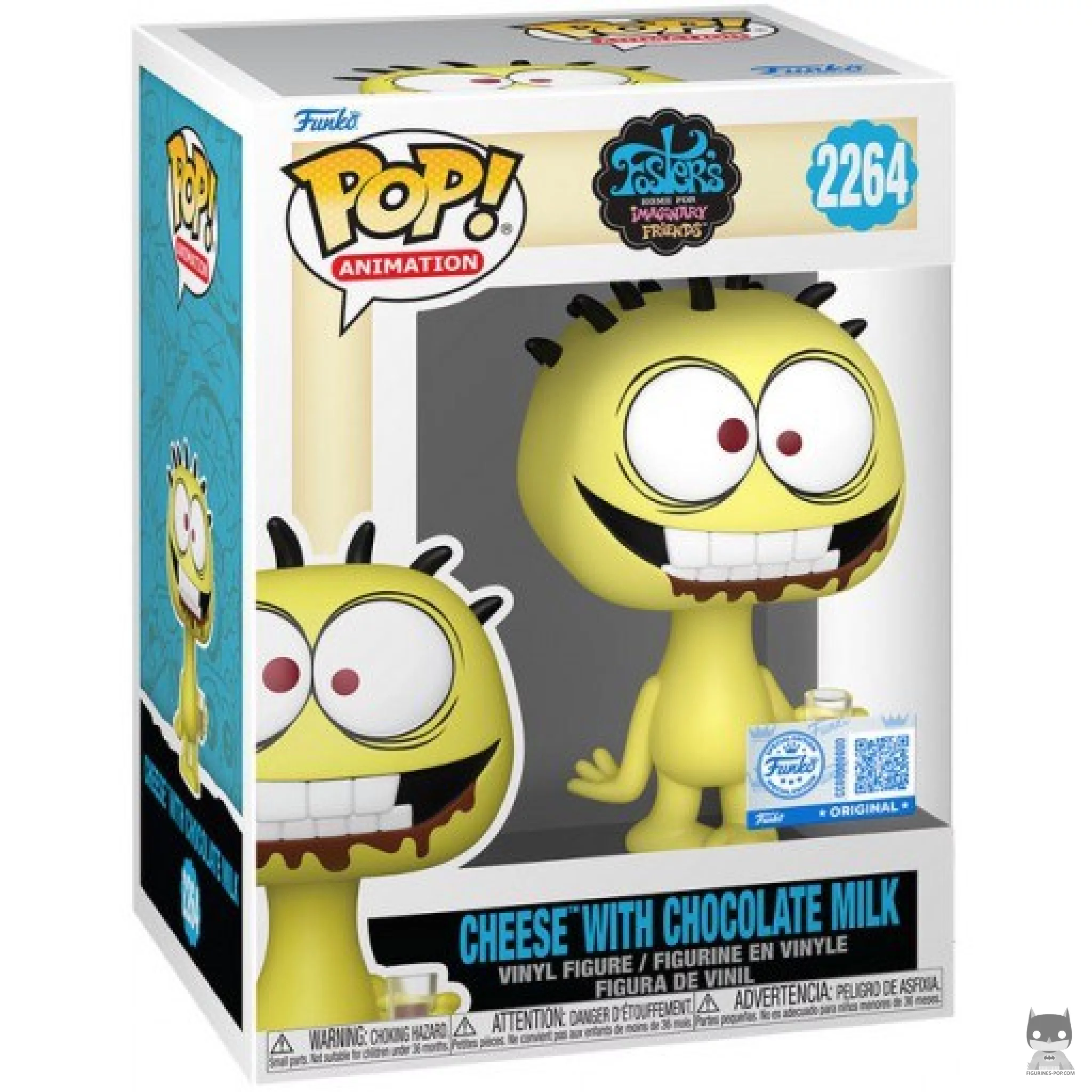 Cheese with Chocolate Milk Funko Pop! figure in its box