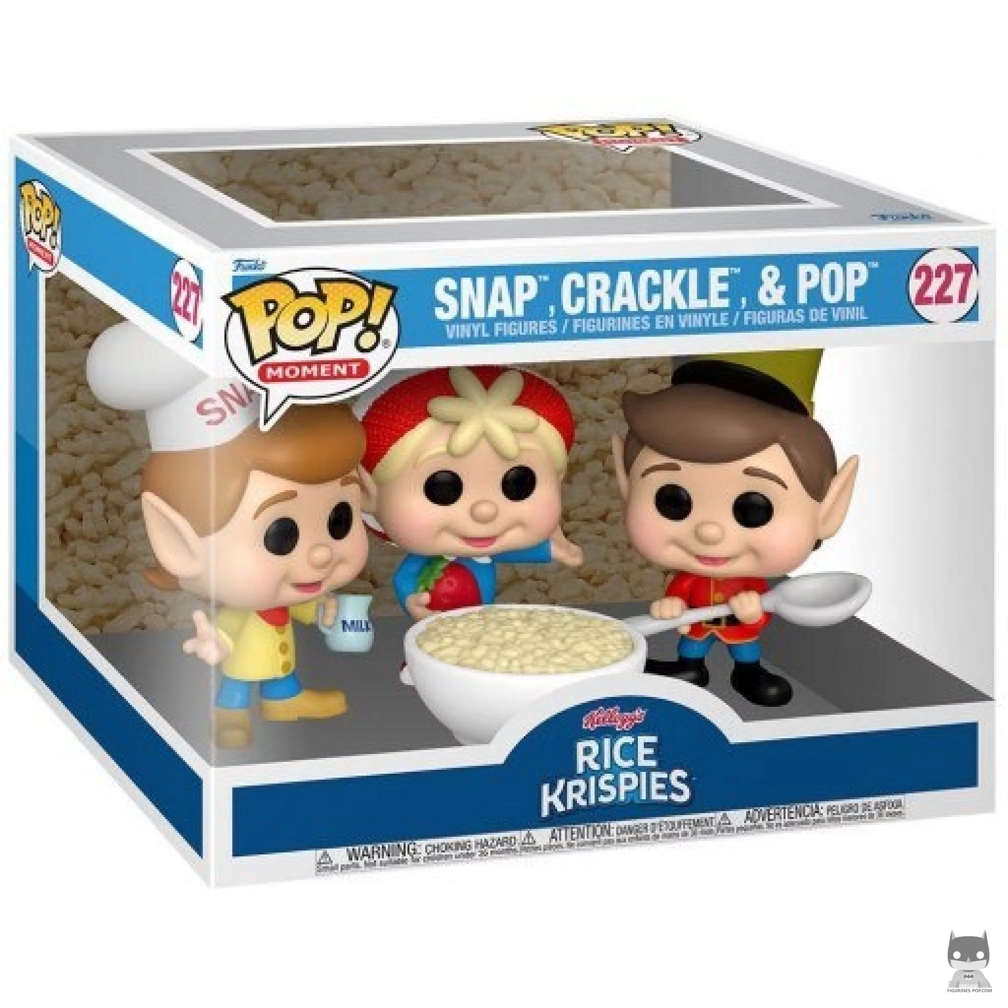 Snap, Crackle & Pop (Rice Crispies Kellog's) Funko Pop! figure in its box
