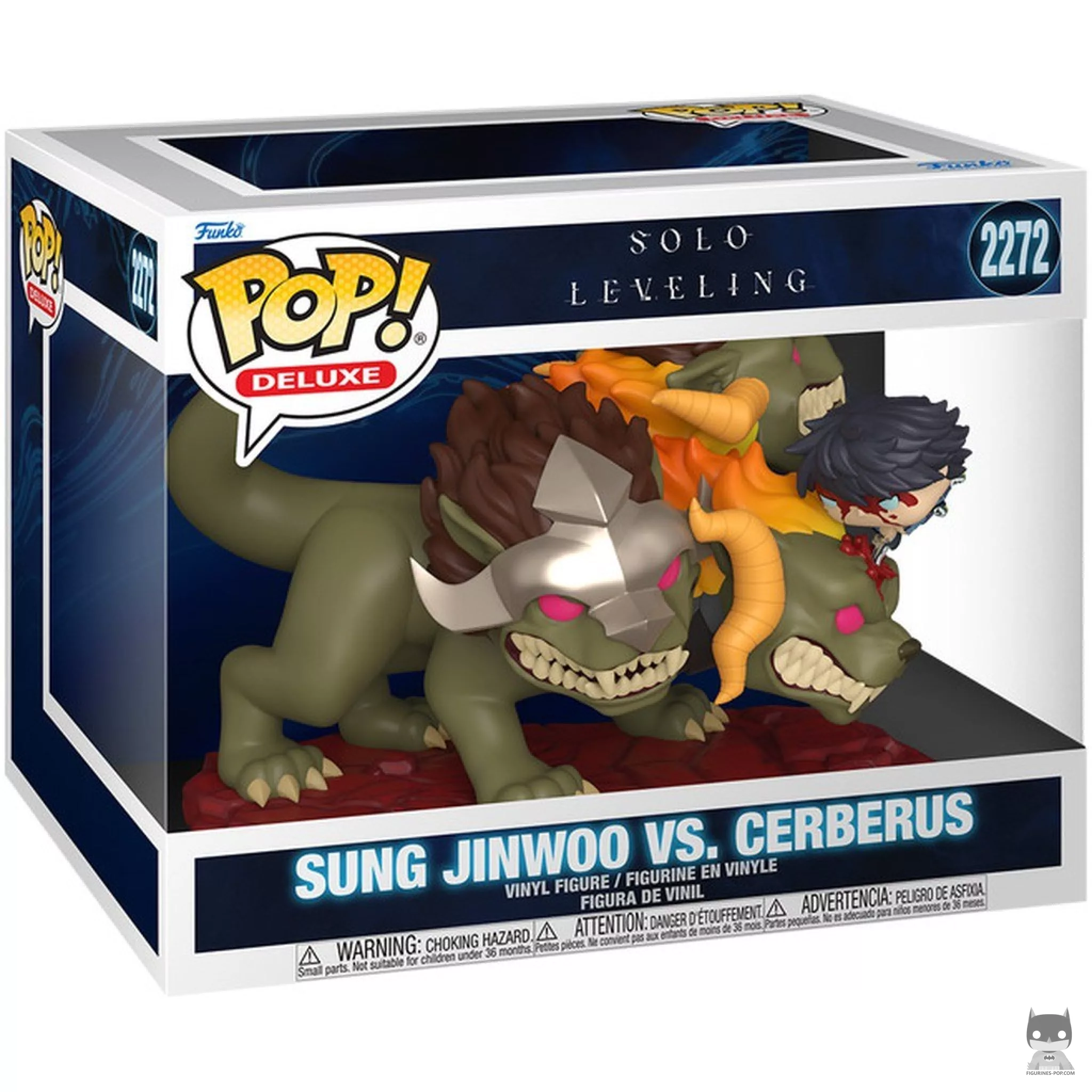 Sung Jinwoo vs. Cerberus Funko Pop! figure in its box