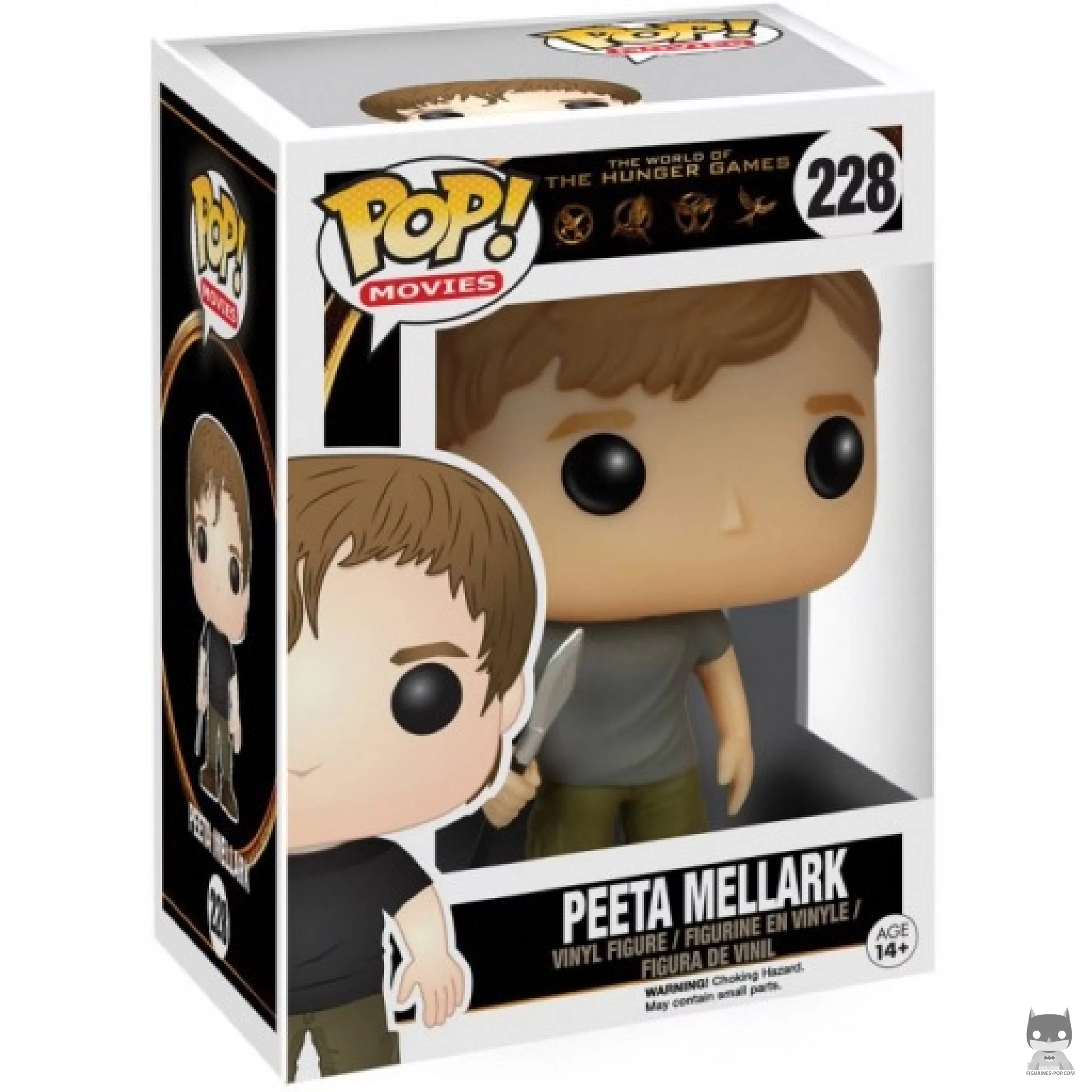 Peeta Mellark Funko Pop! figure in its box
