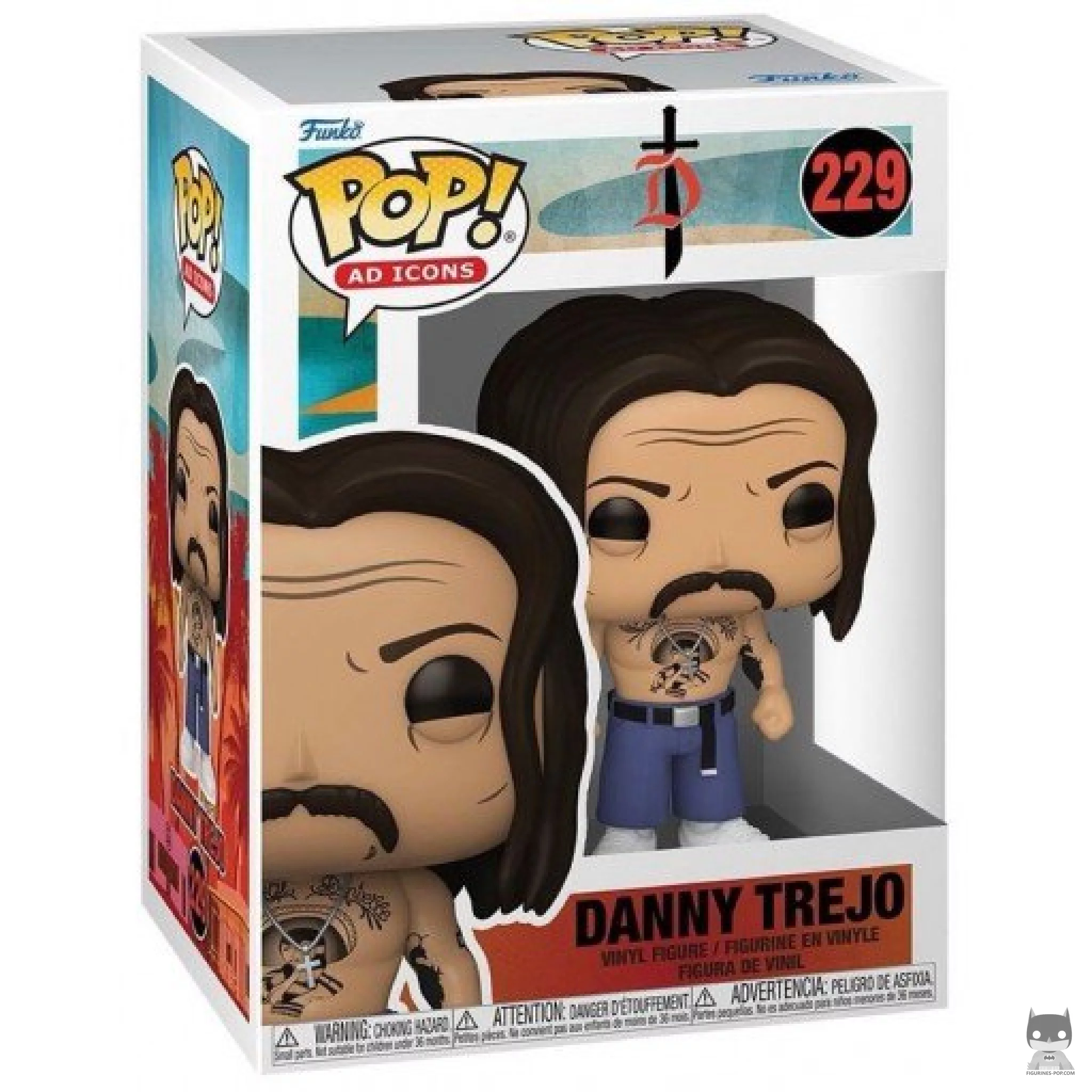 Danny Trejo Funko Pop! figure in its box