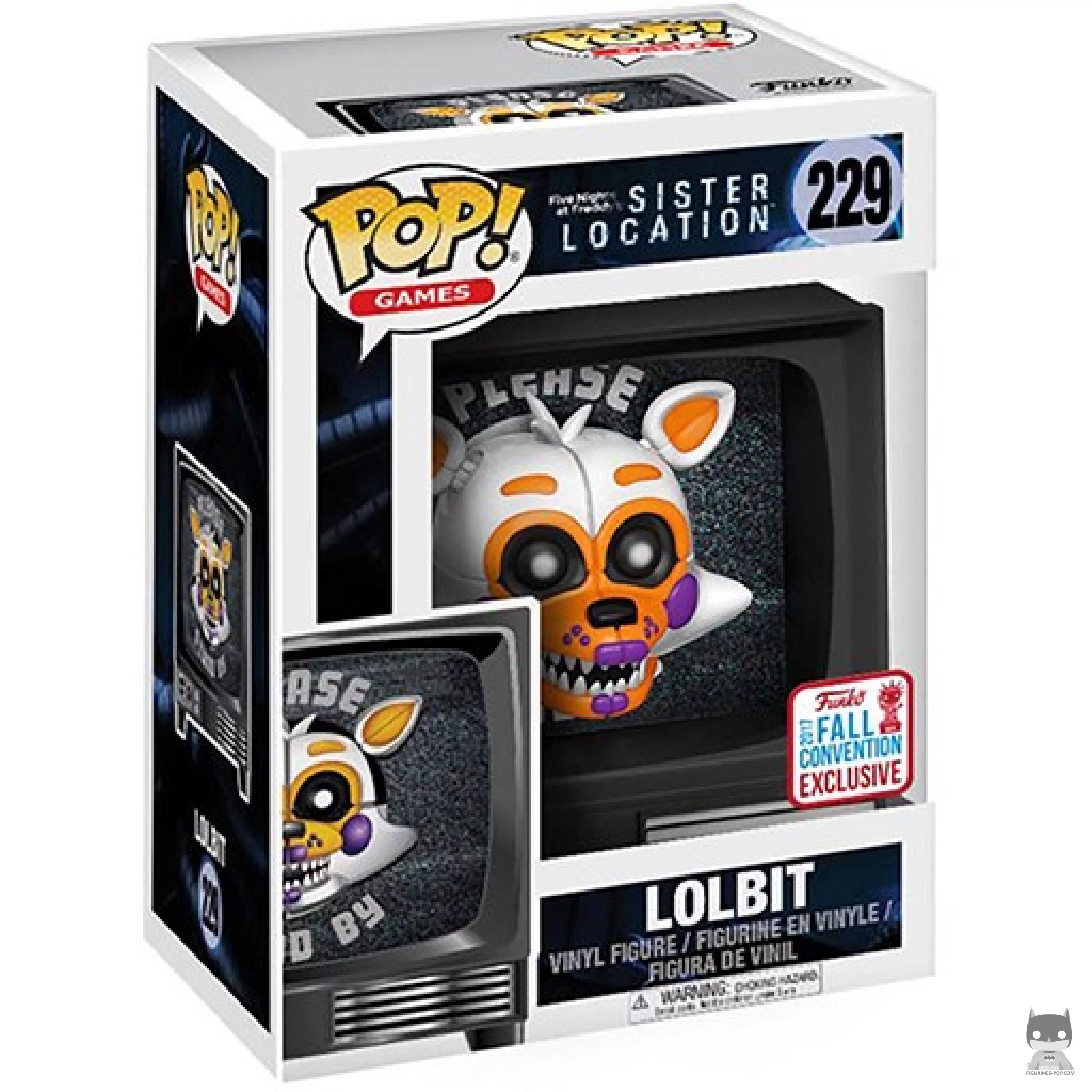 Lolbit Funko Pop! figure in its box