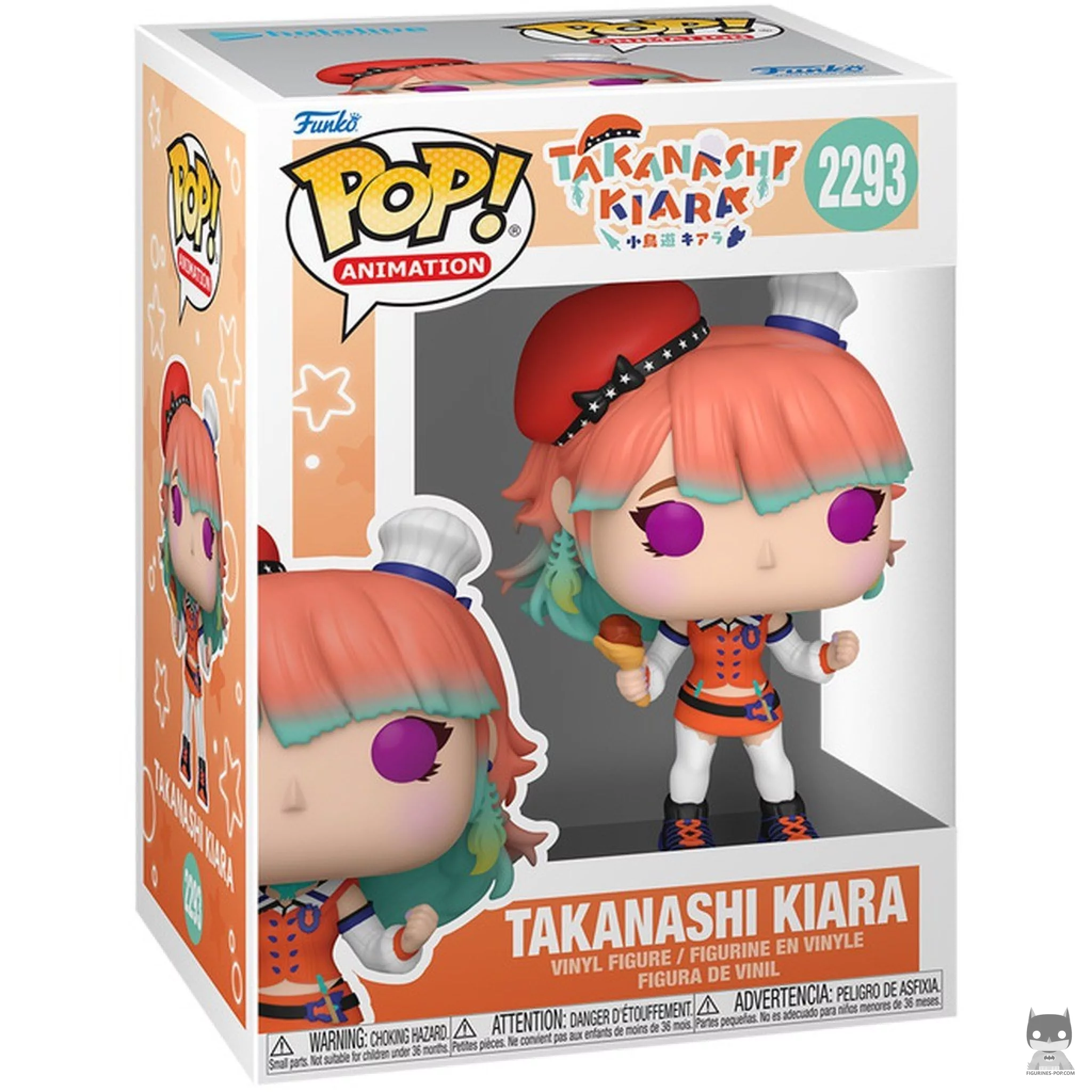 Takanashi Kiara Funko Pop! figure in its box