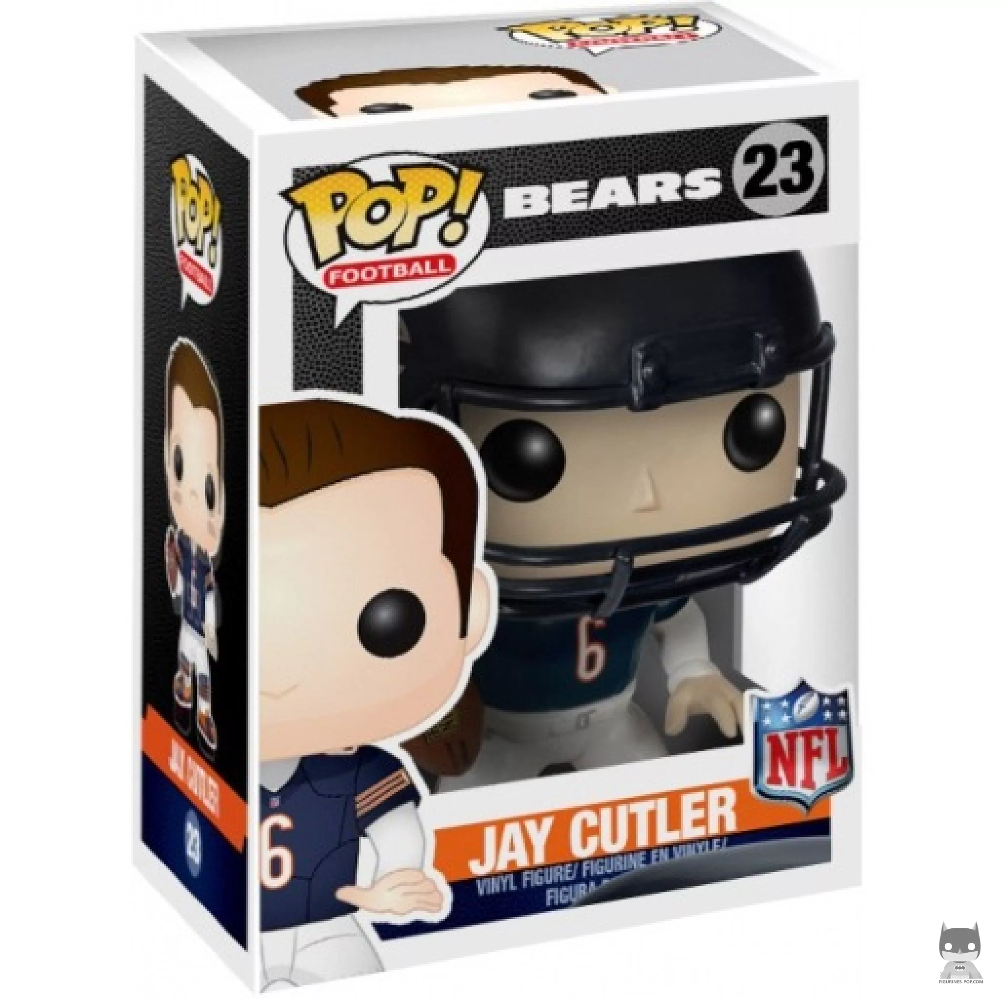 Jay Cutler Funko Pop! figure in its box