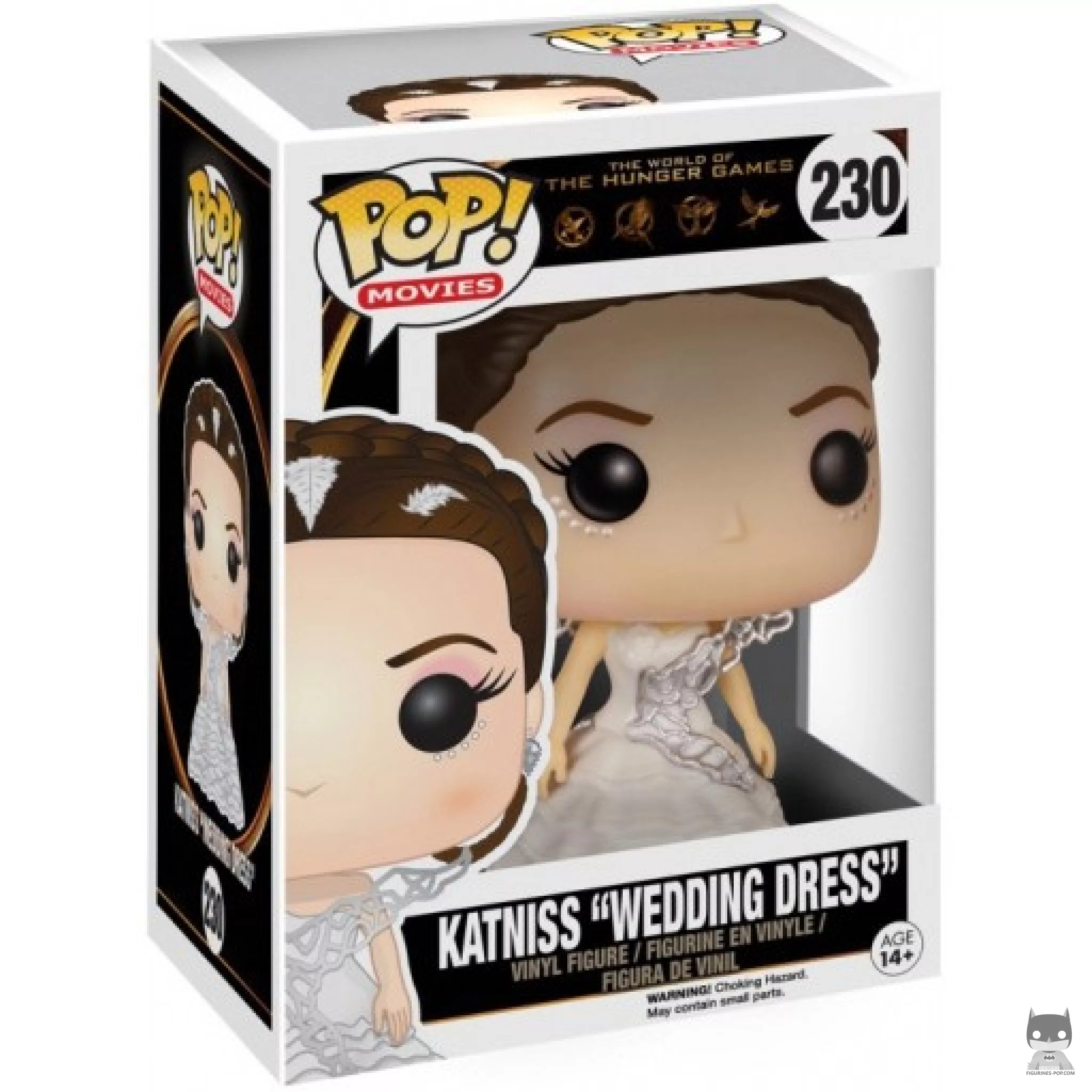 Katniss in Wedding Dress Funko Pop! figure in its box