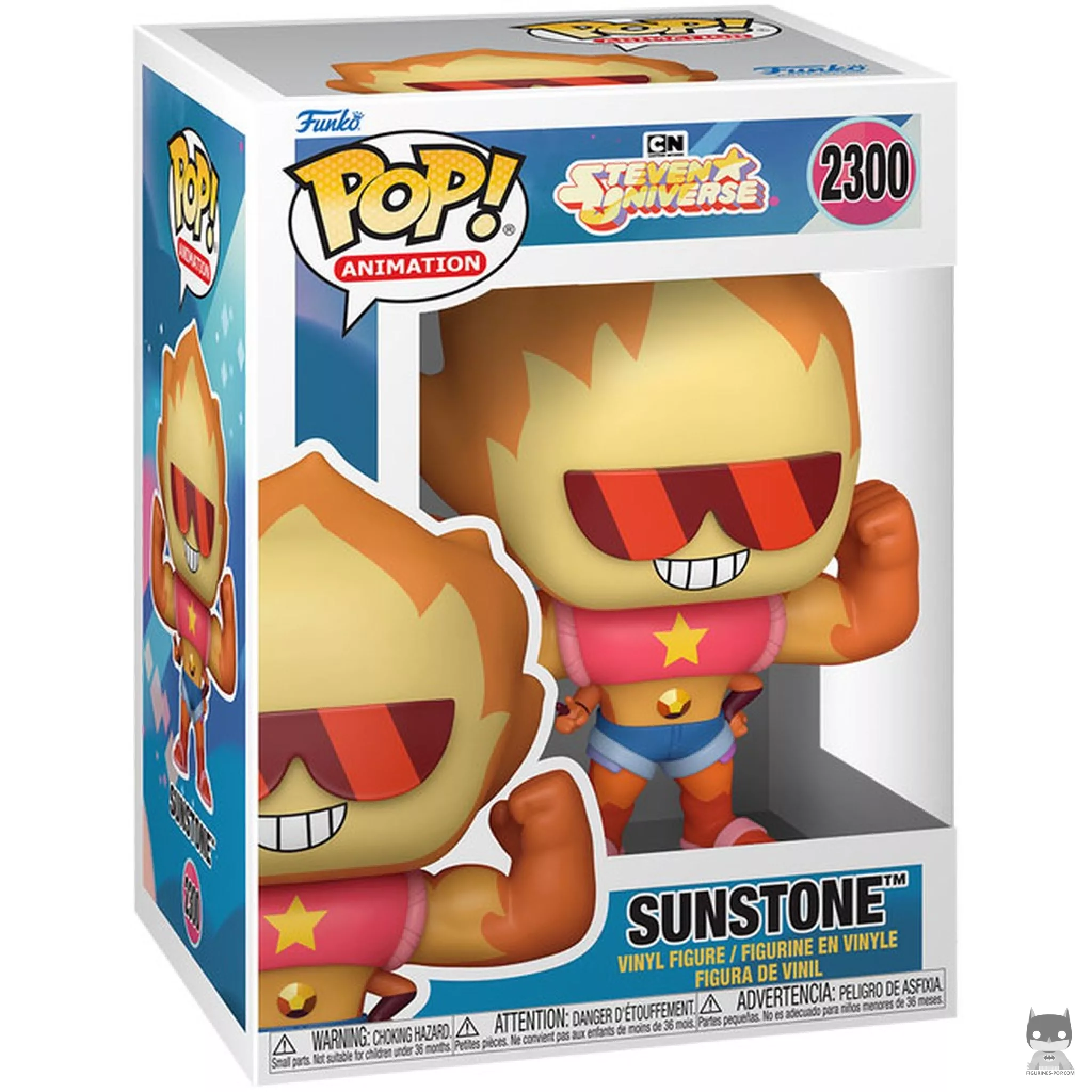 Sunstone Funko Pop! figure in its box