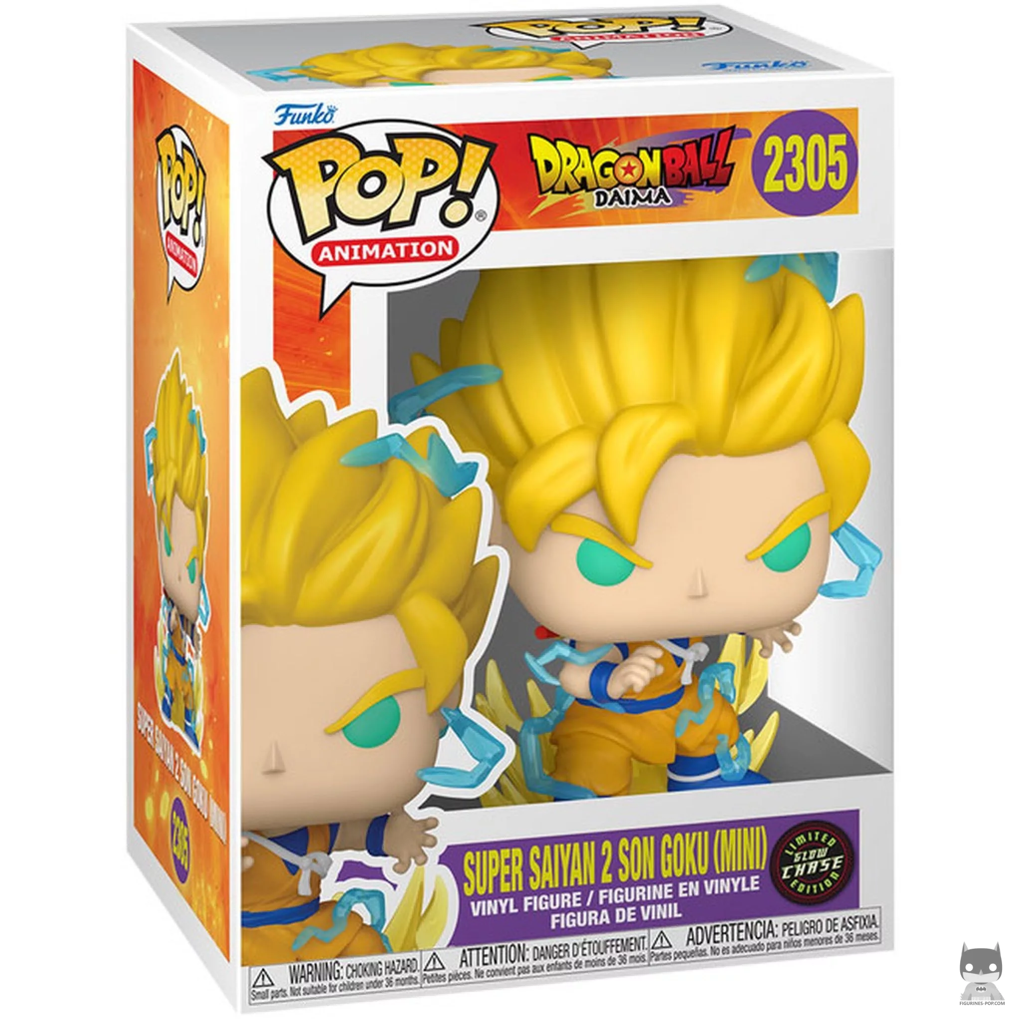 Super Saiyan 2 Son Goku (Mini) (Chase & Glow in the Dark) Funko Pop! figure in its box