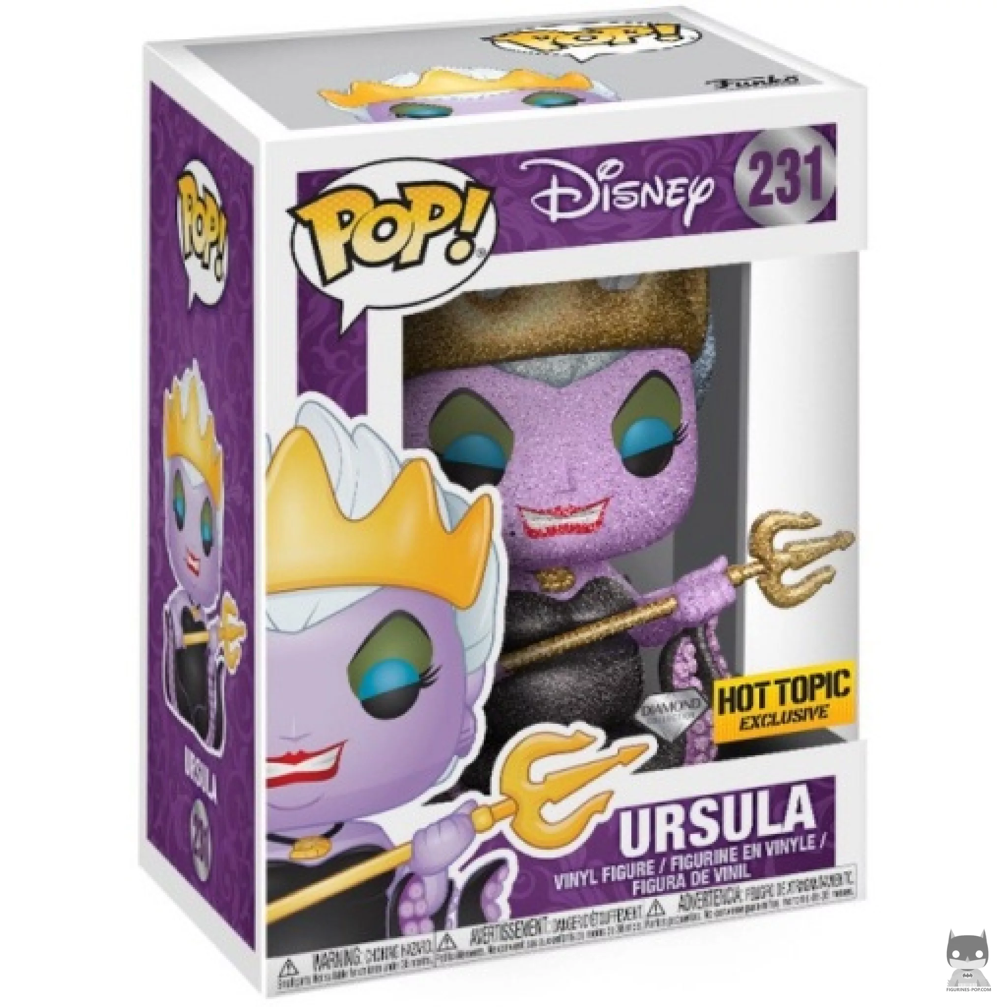 Ursula (Glitter) Funko Pop! figure in its box
