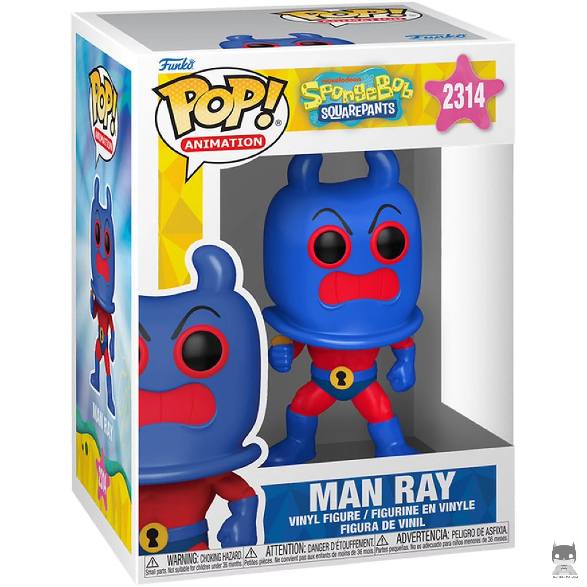 Man Ray Funko Pop! figure in its box