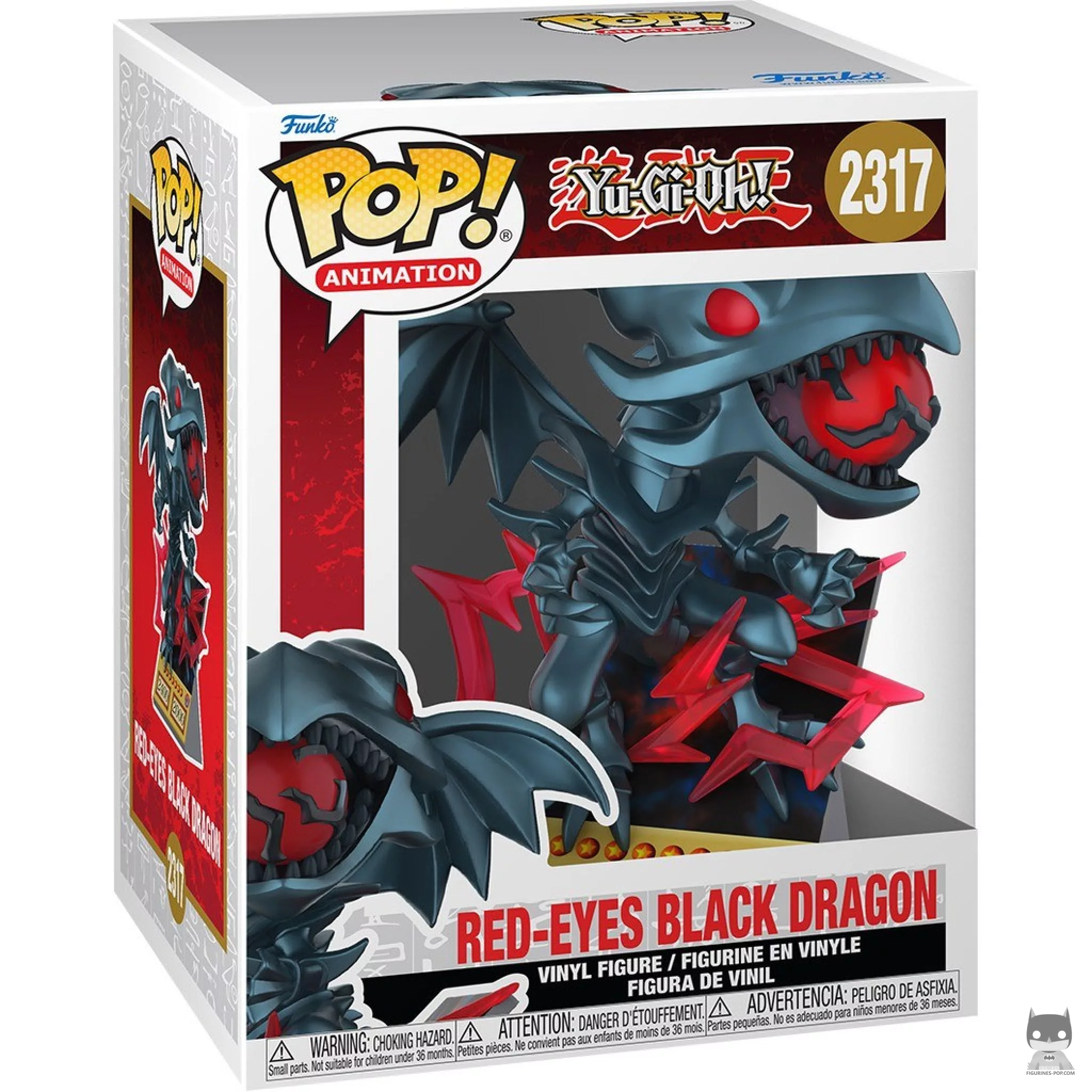 Red-Eyes Black Dragon Funko Pop! figure in its box