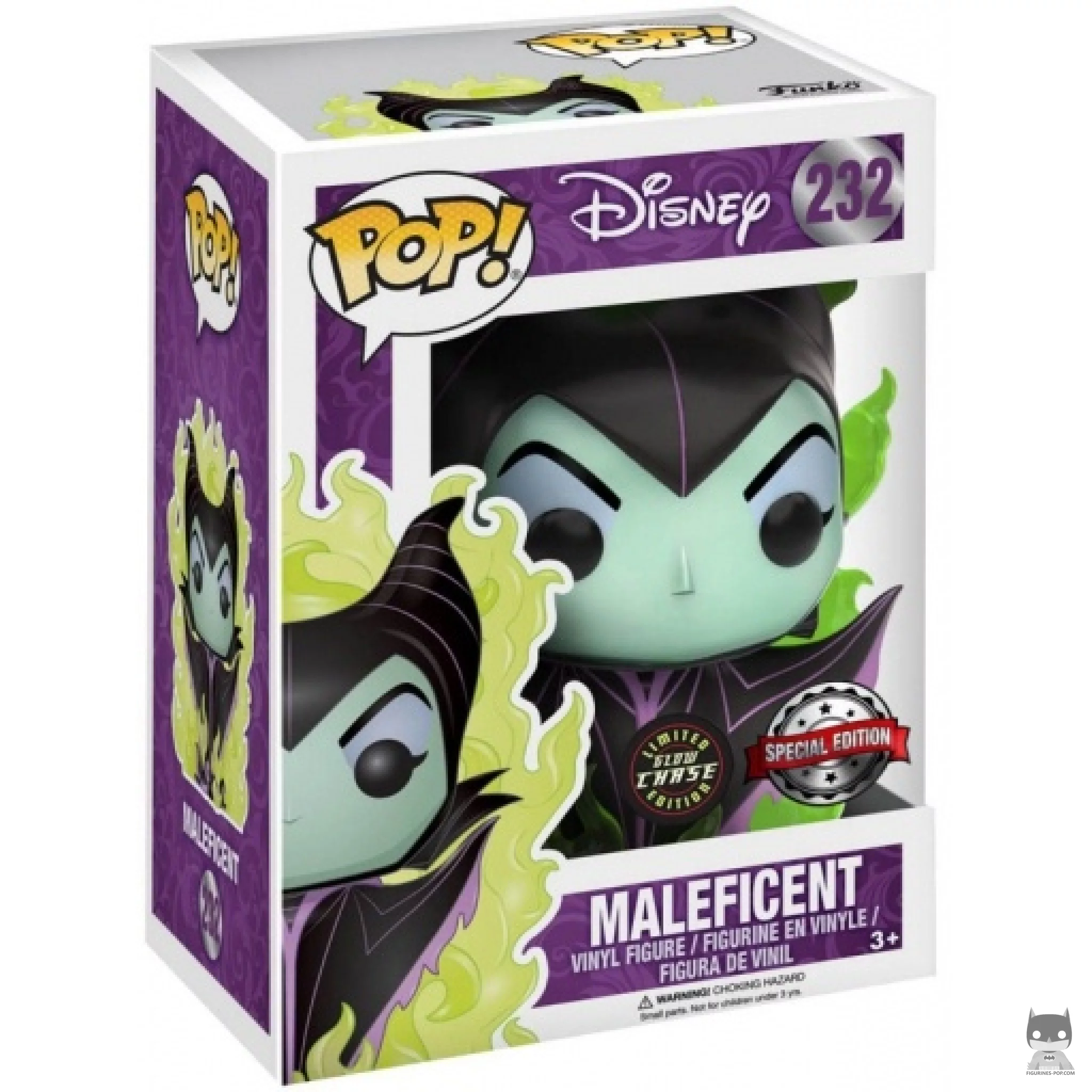 Maleficent (Chase) Funko Pop! figure in its box