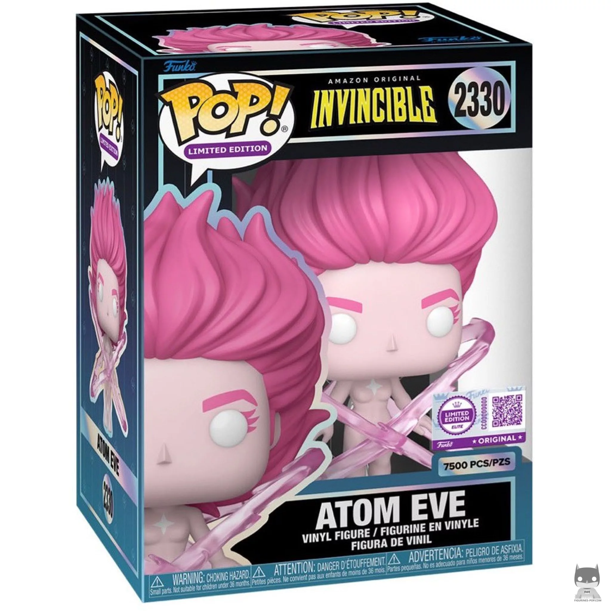 Atom Eve Funko Pop! figure in its box