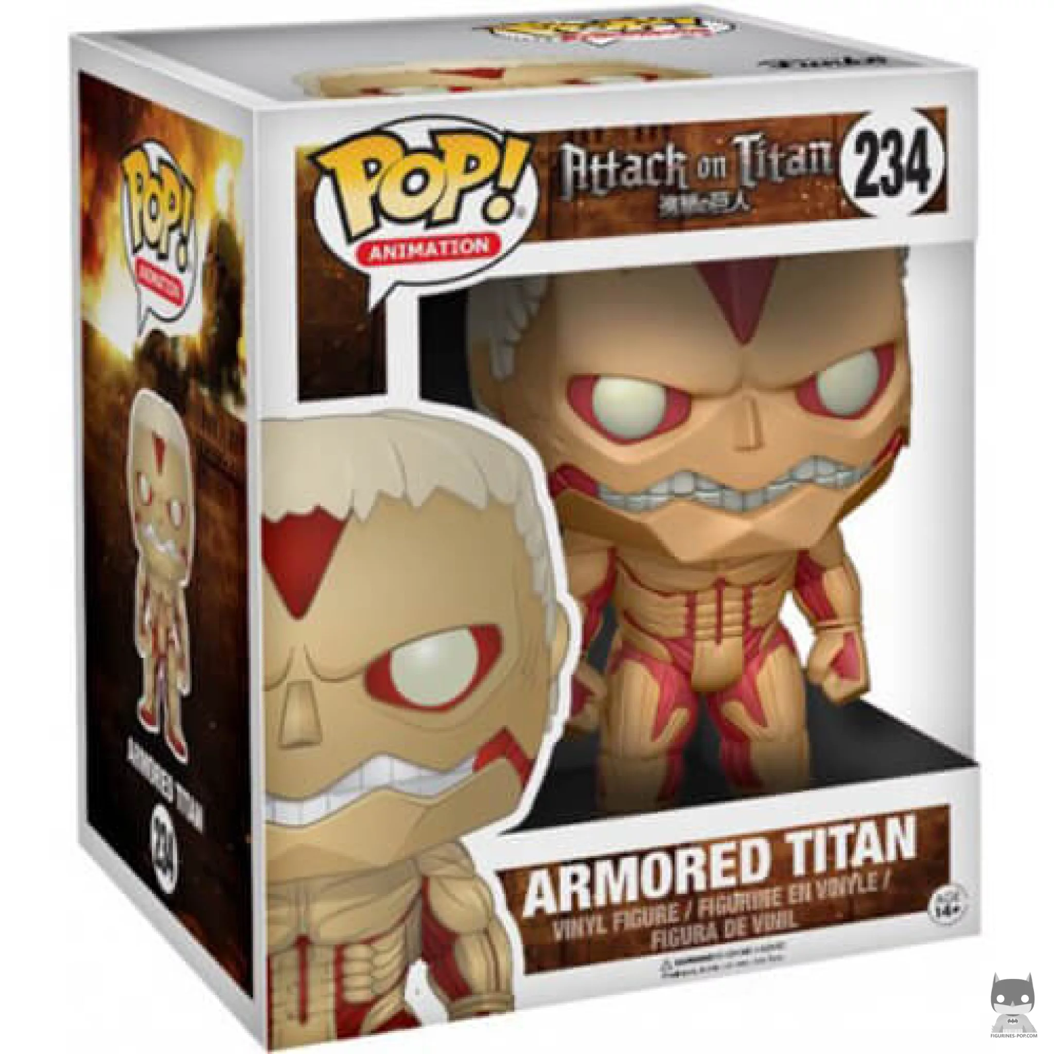 Armored Titan (Supersized) Funko Pop! figure in its box