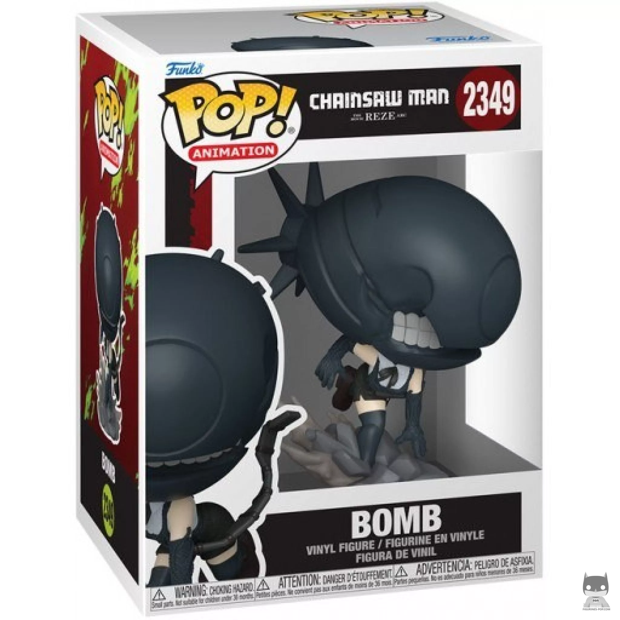 Bomb Funko Pop! figure in its box
