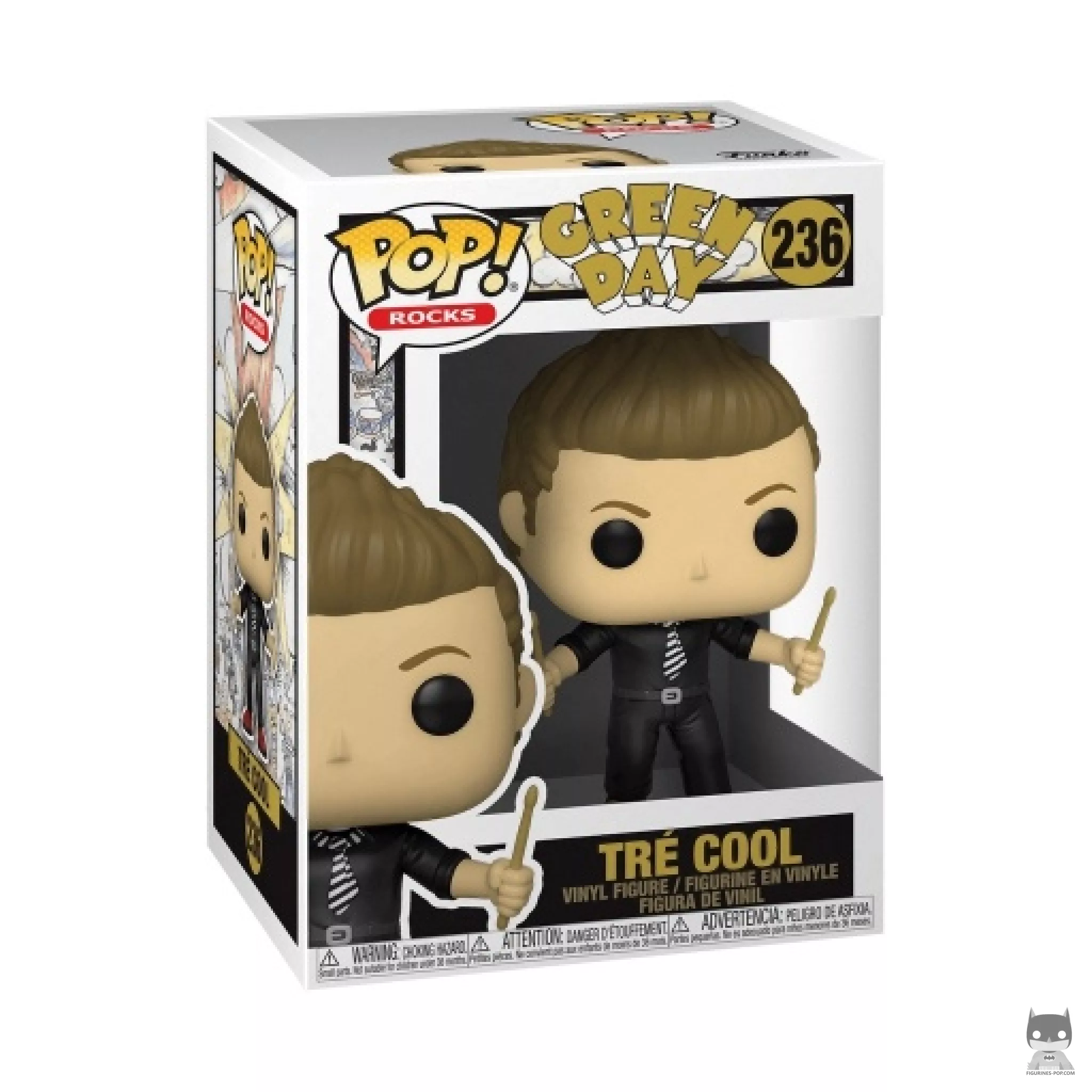 Tre Cool Funko Pop! figure in its box
