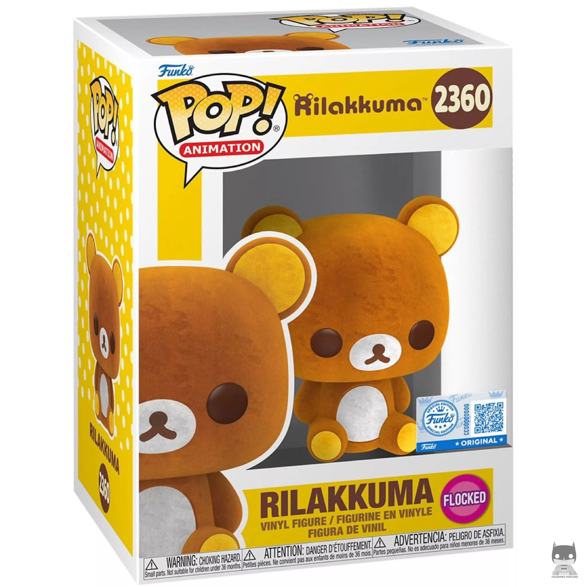 Rilakkuma (Flocked) Funko Pop! figure in its box