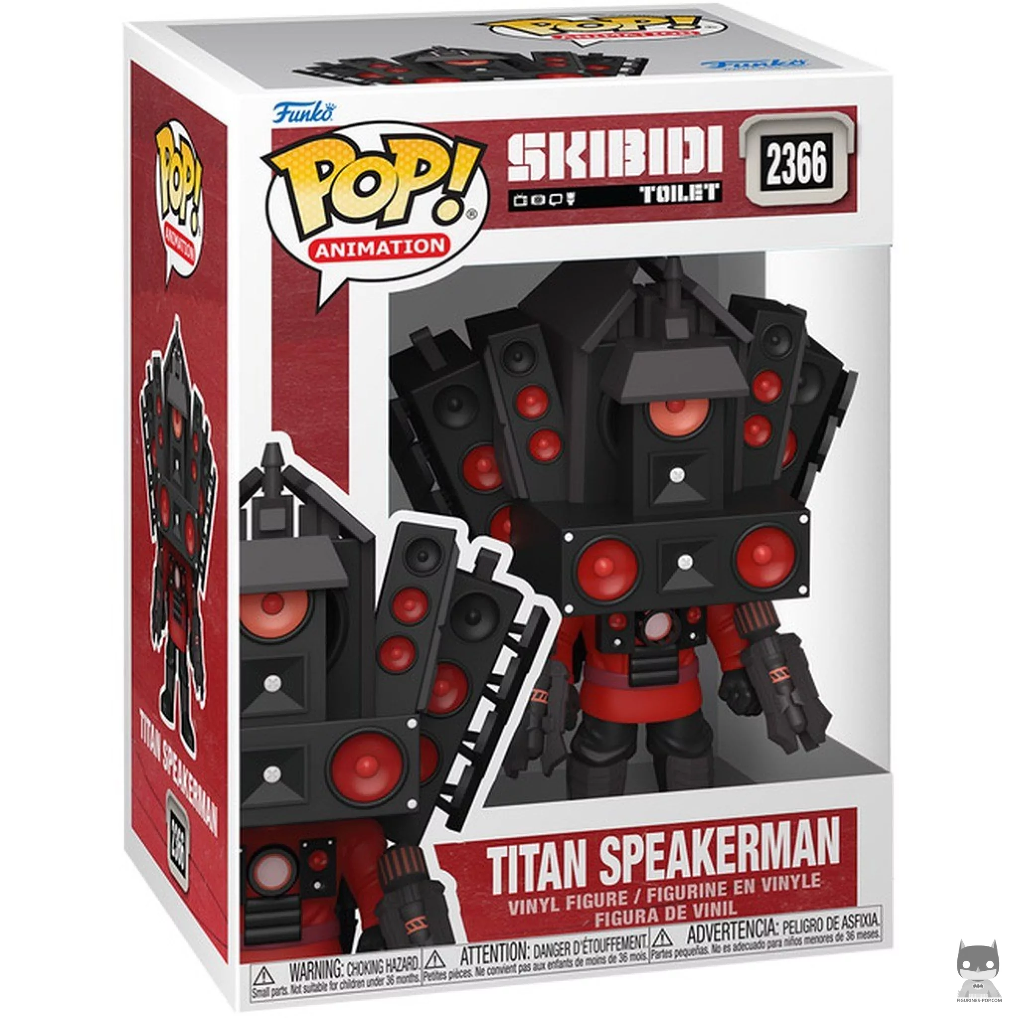 Titan Speakerman Funko Pop! figure in its box