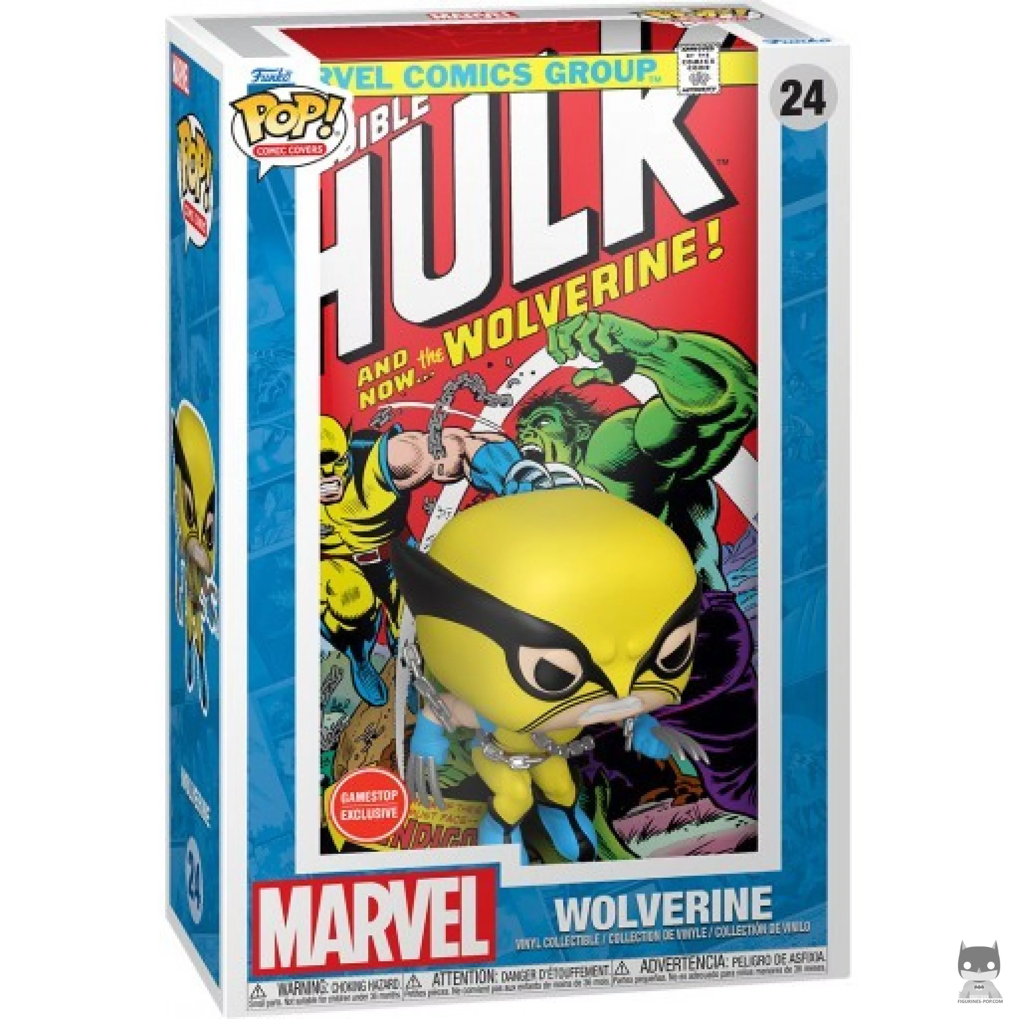 Wolverine (The Incredible Hulk #181) Funko Pop! figure in its box