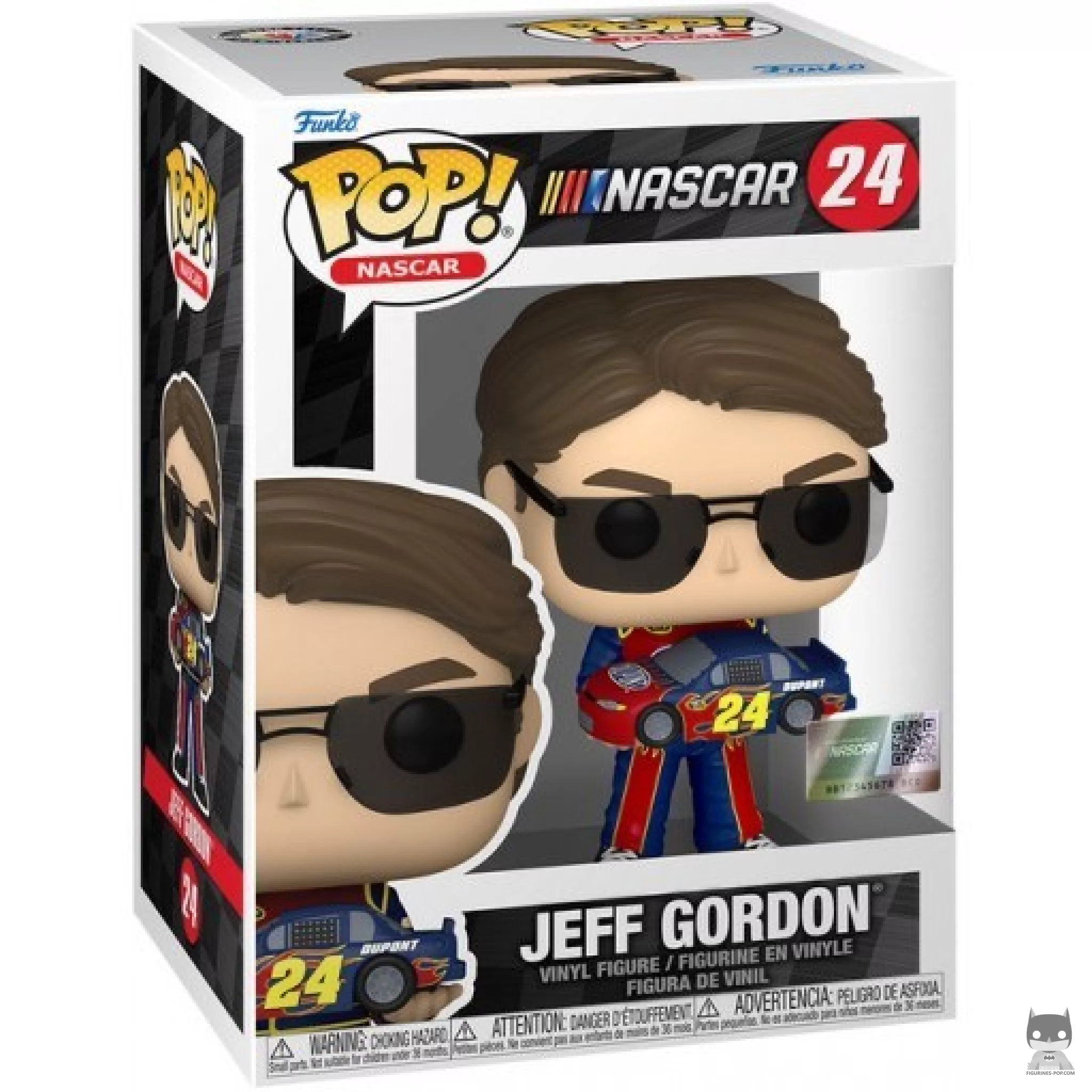 Jeff Gordon Funko Pop! figure in its box