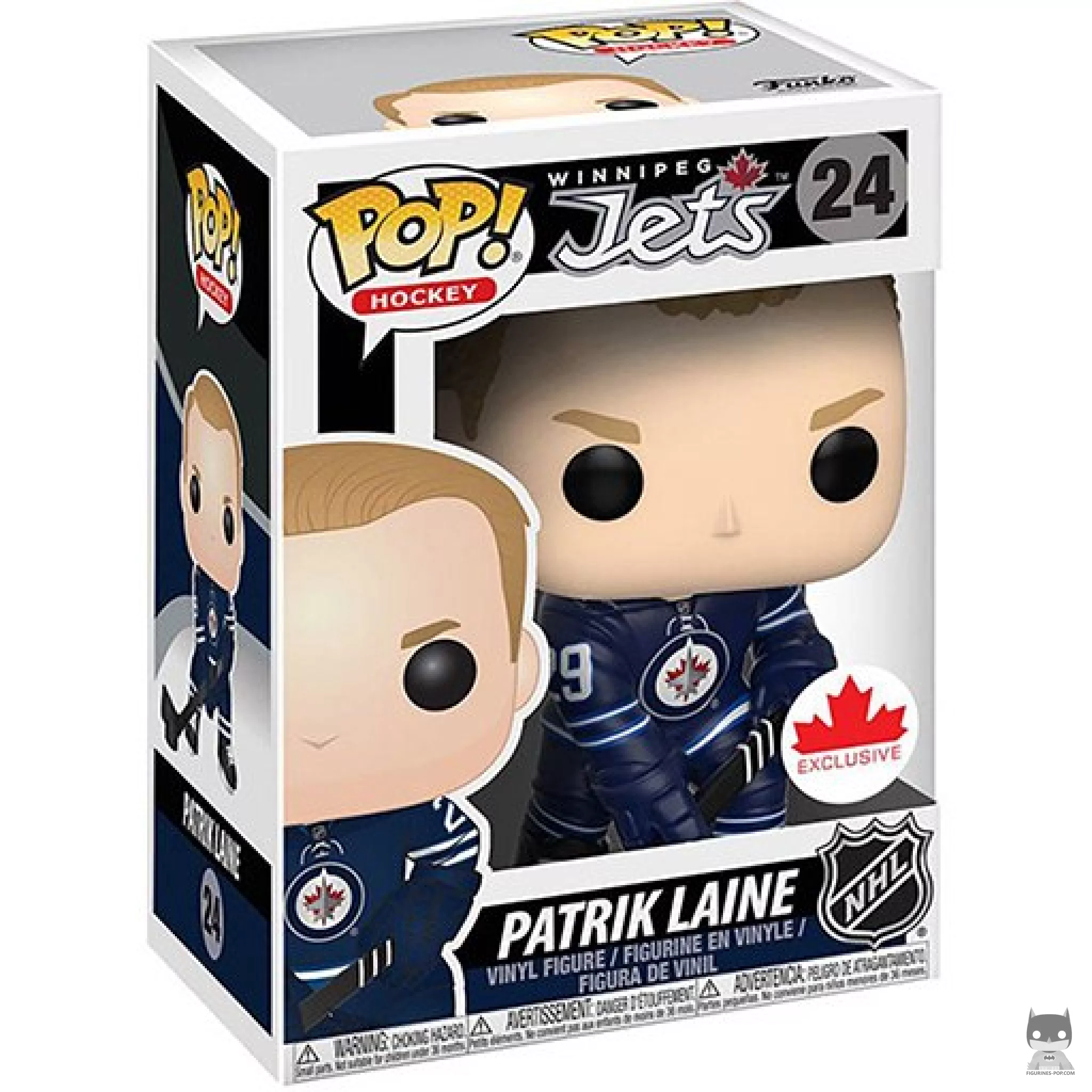 Patrik Laine Funko Pop! figure in its box
