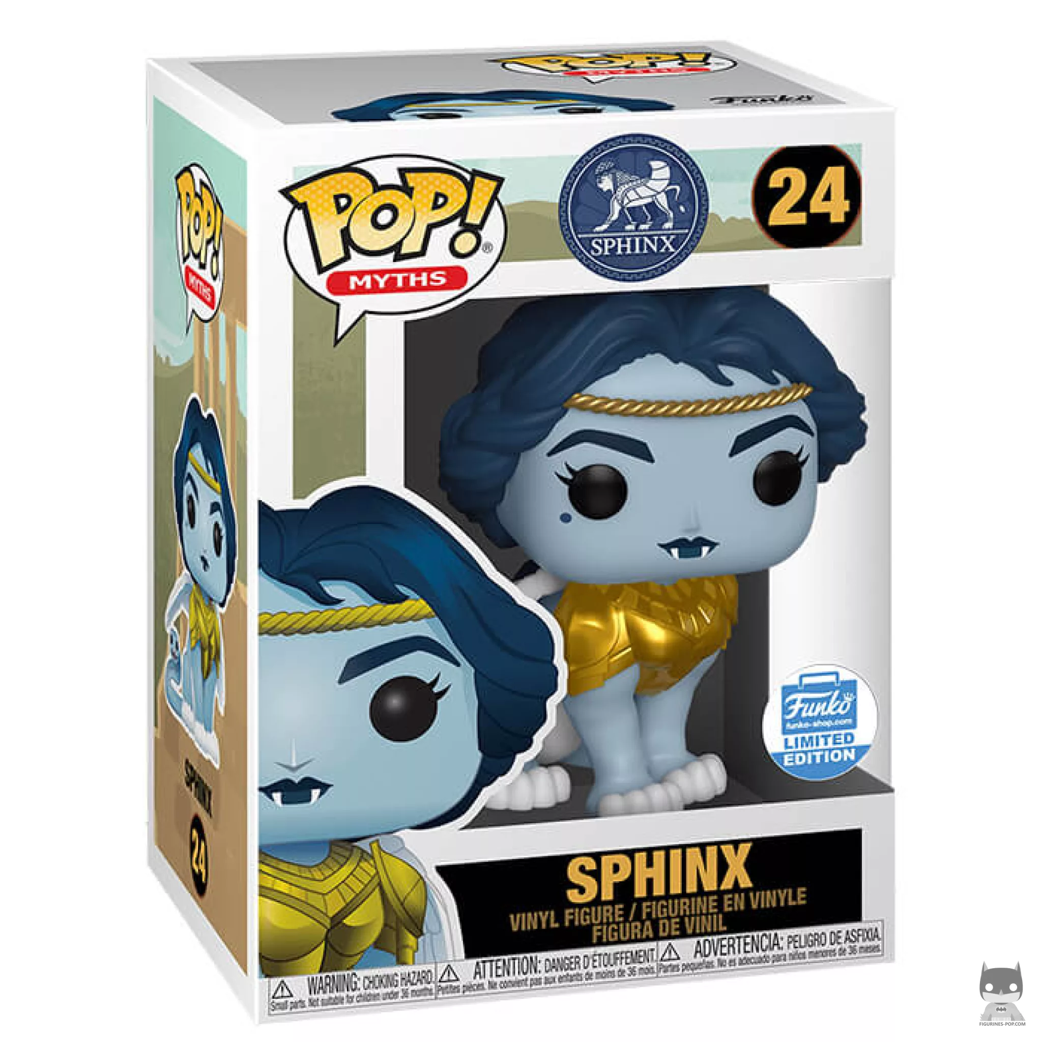Sphinx Funko Pop! figure in its box