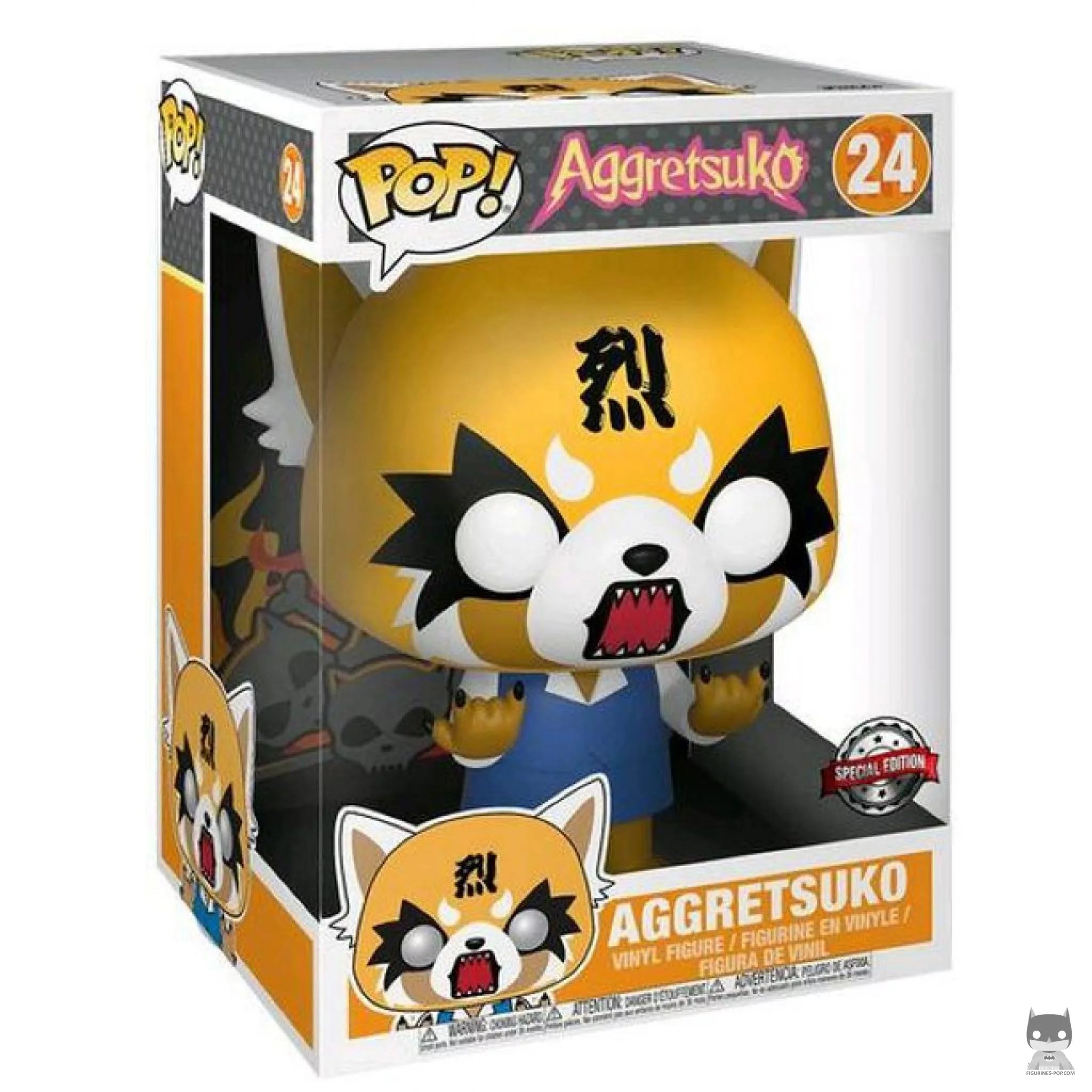 Aggretsuko Rage (Supersized) Funko Pop! figure in its box