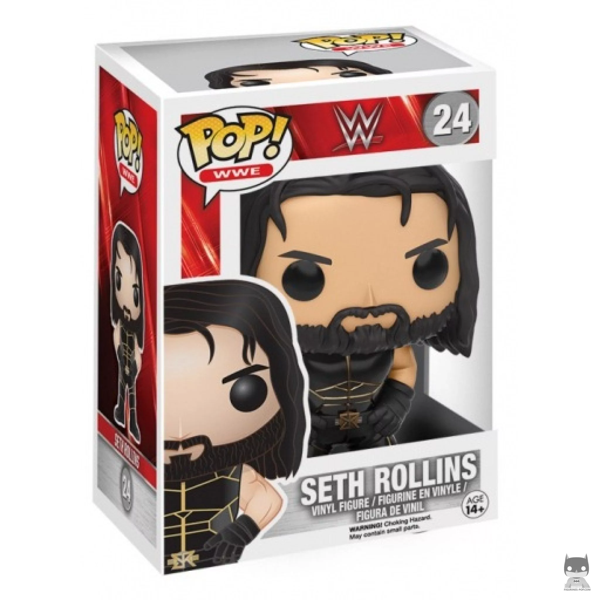 Seth Rollins Funko Pop! figure in its box