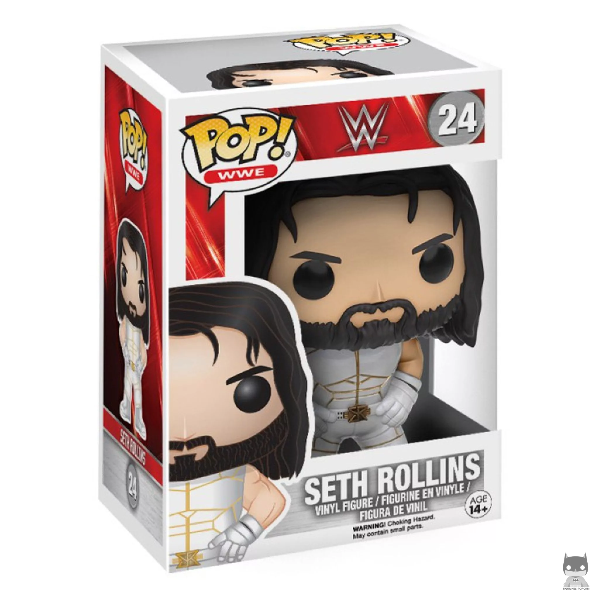 Seth Rollins Funko Pop! figure in its box