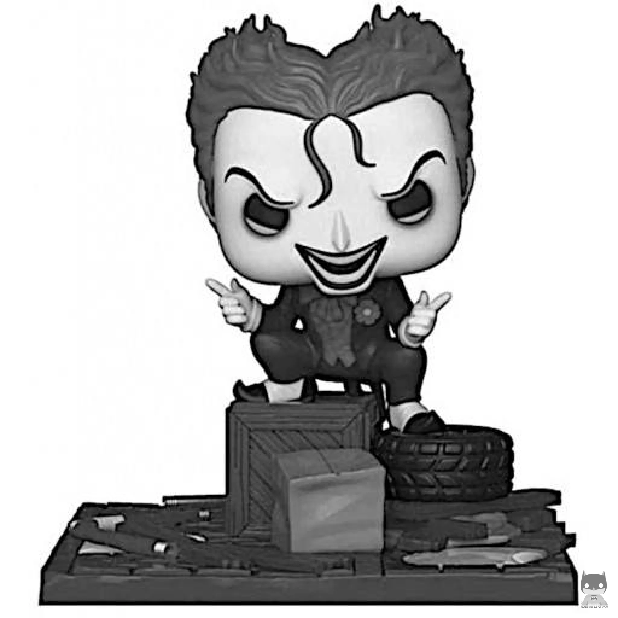 The Joker (Black & White) Funko Pop! figure (DC Jim Lee Deluxe)