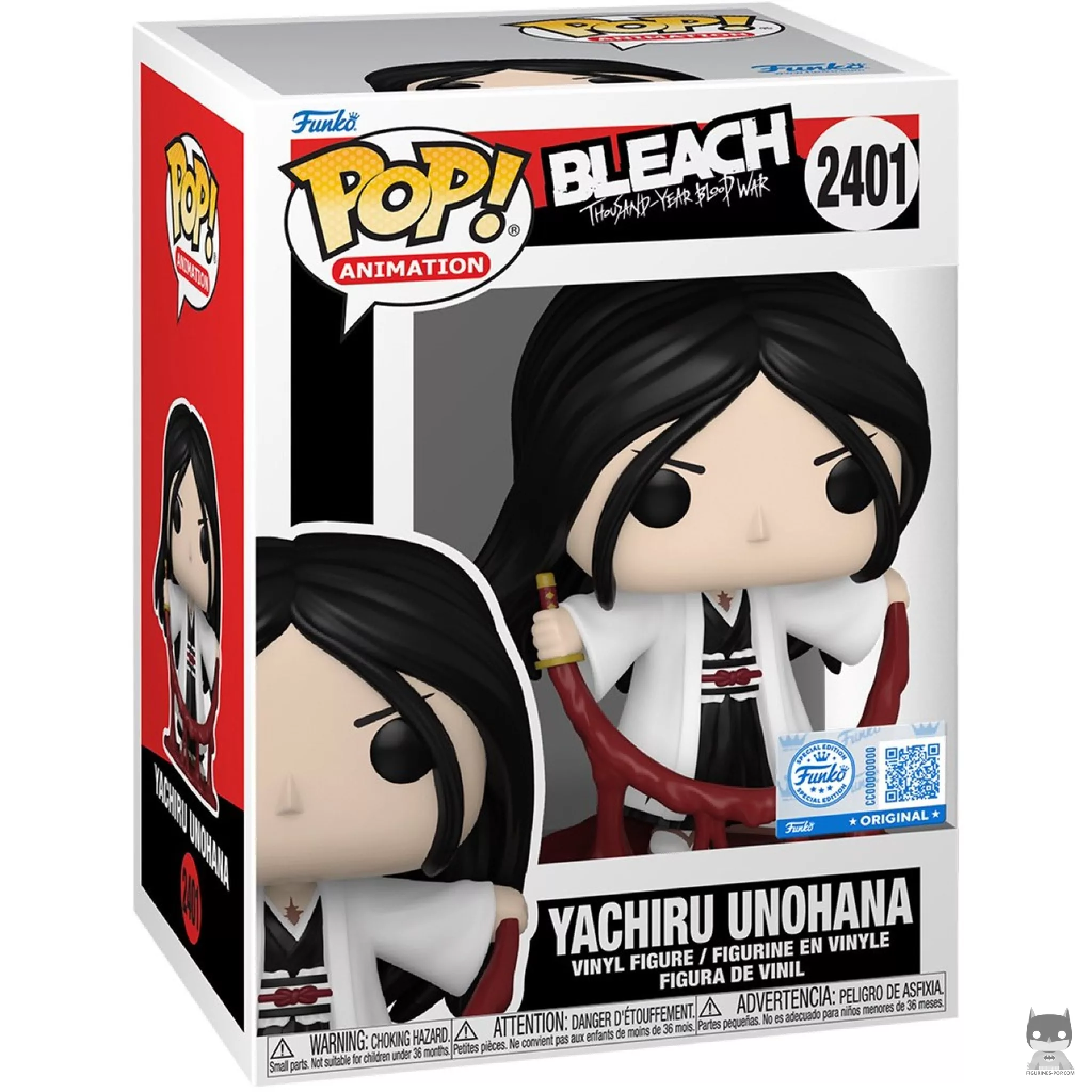 Yachiru Unohana Funko Pop! figure in its box