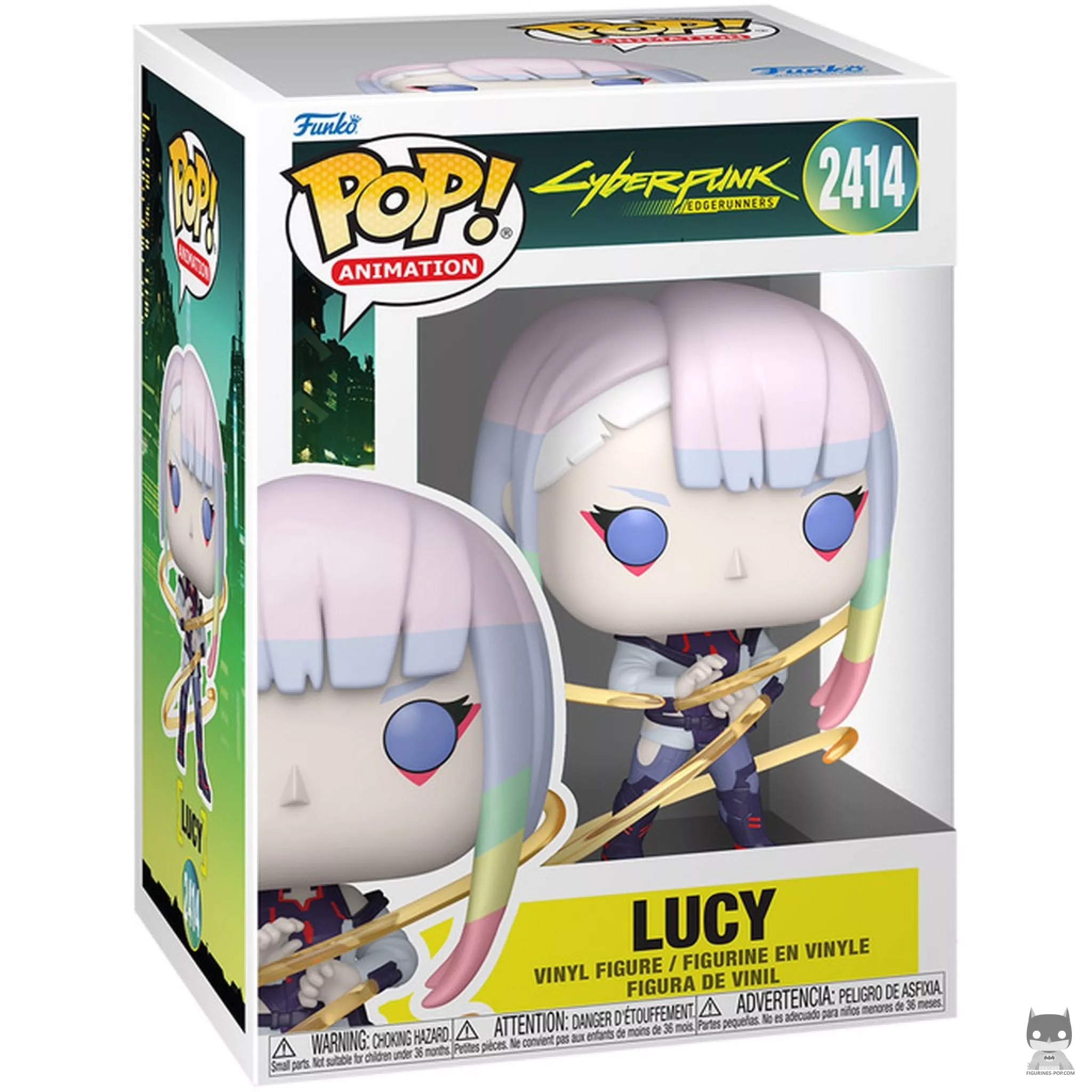 Lucy with Monowire Funko Pop! figure in its box